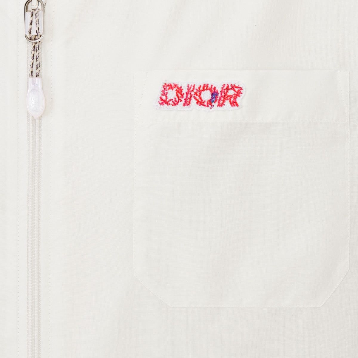 Dior o1bcso1str0226 Short-Sleeved Zipped Shirt in White Size US XL / EU 56 / 4 - 3 Thumbnail