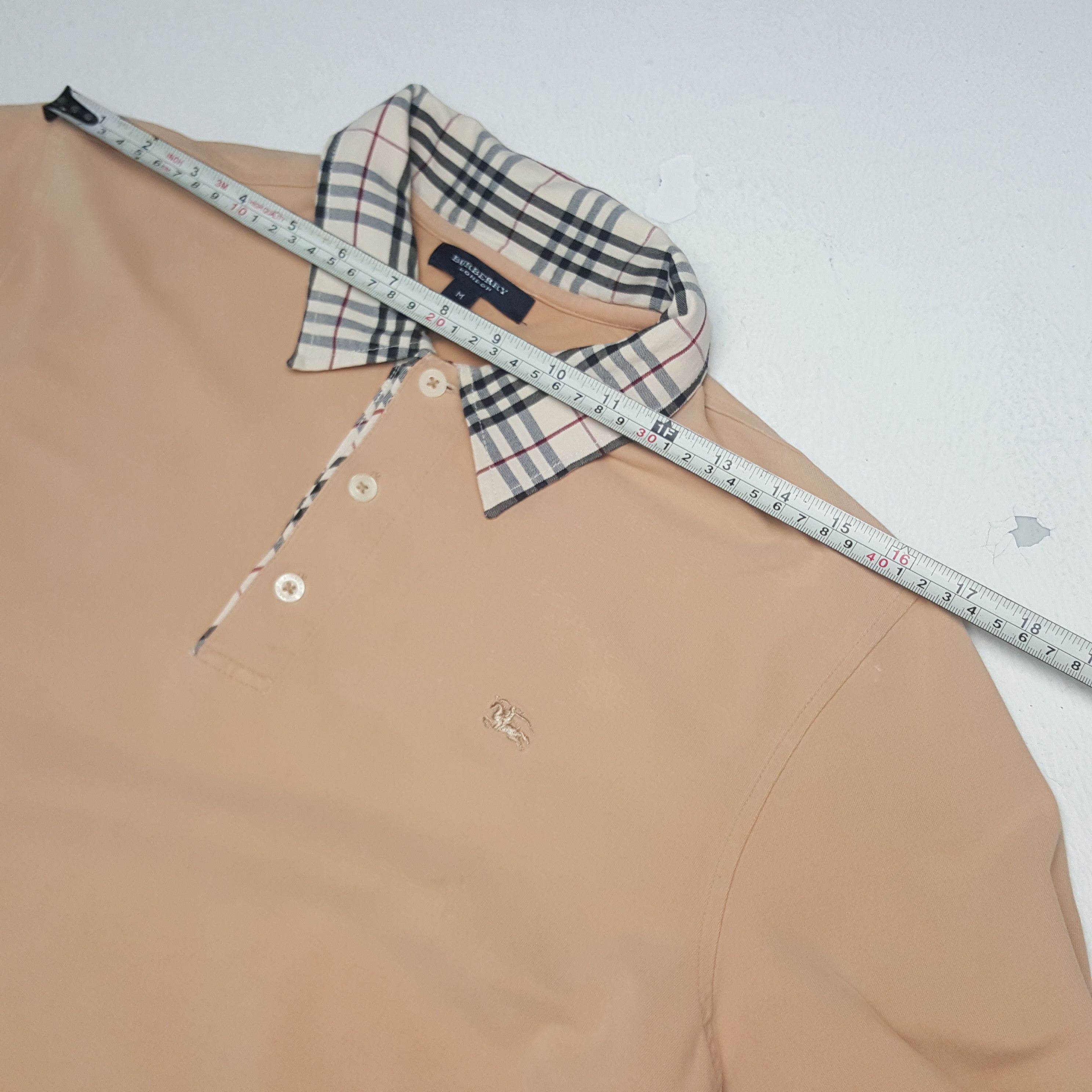 Burberry × Vintage Vintage Burberry London Nova Check Polos Shirt Size US M / EU 48-50 / 2 - 4 Thumbnail