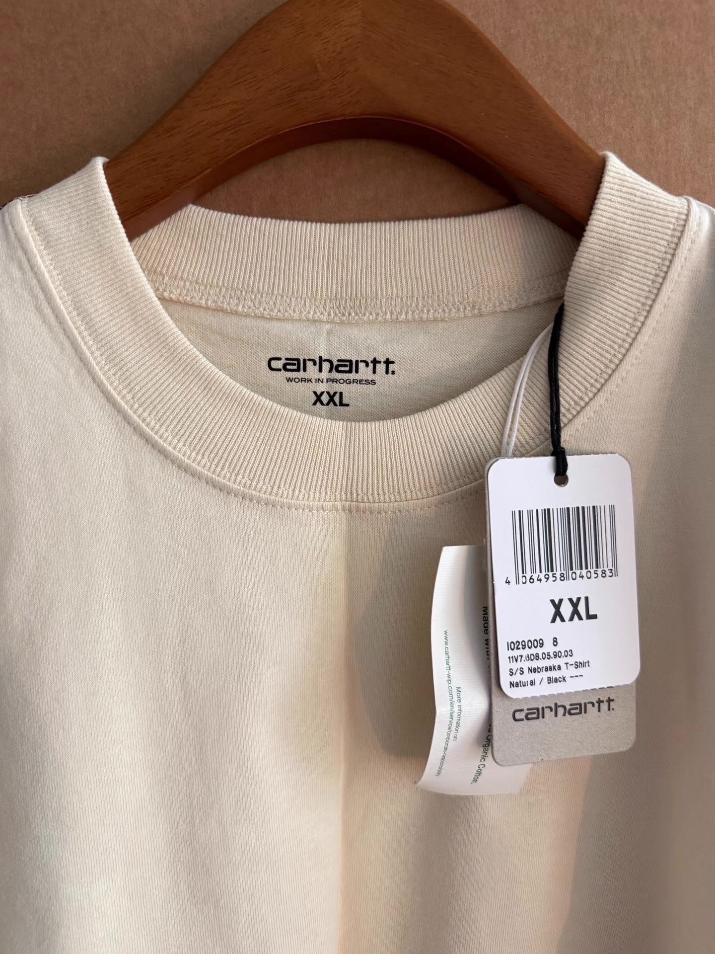 Carhartt Carhartt Off-White Short Sleeve T-Shirt Q16 Size US XXL / EU 58 / 5 - 2 Thumbnail