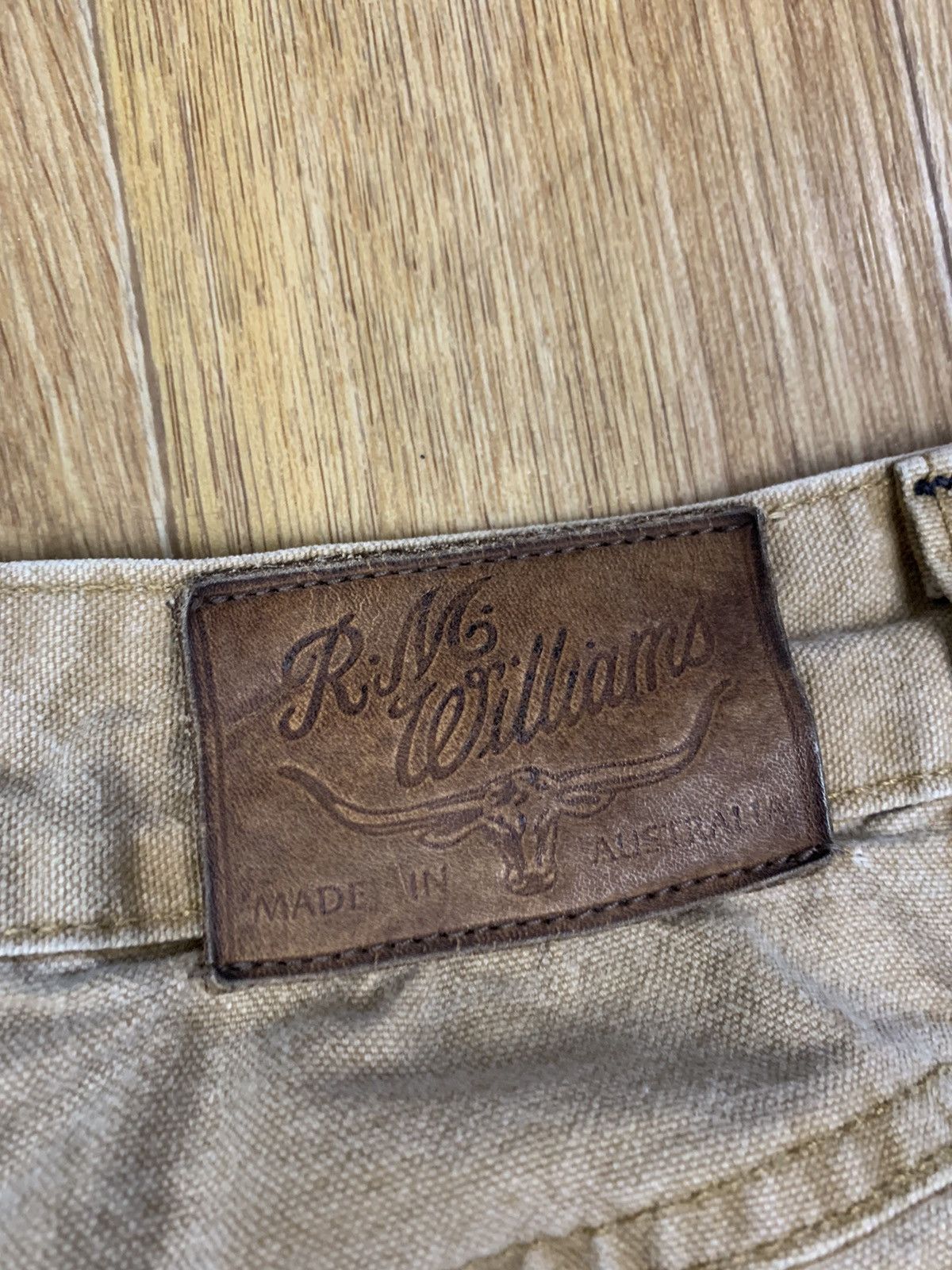 R.M. Williams R.M.Williams Sand Washed Denim Straight Pants Size US 36 / EU 52 - 9 Thumbnail