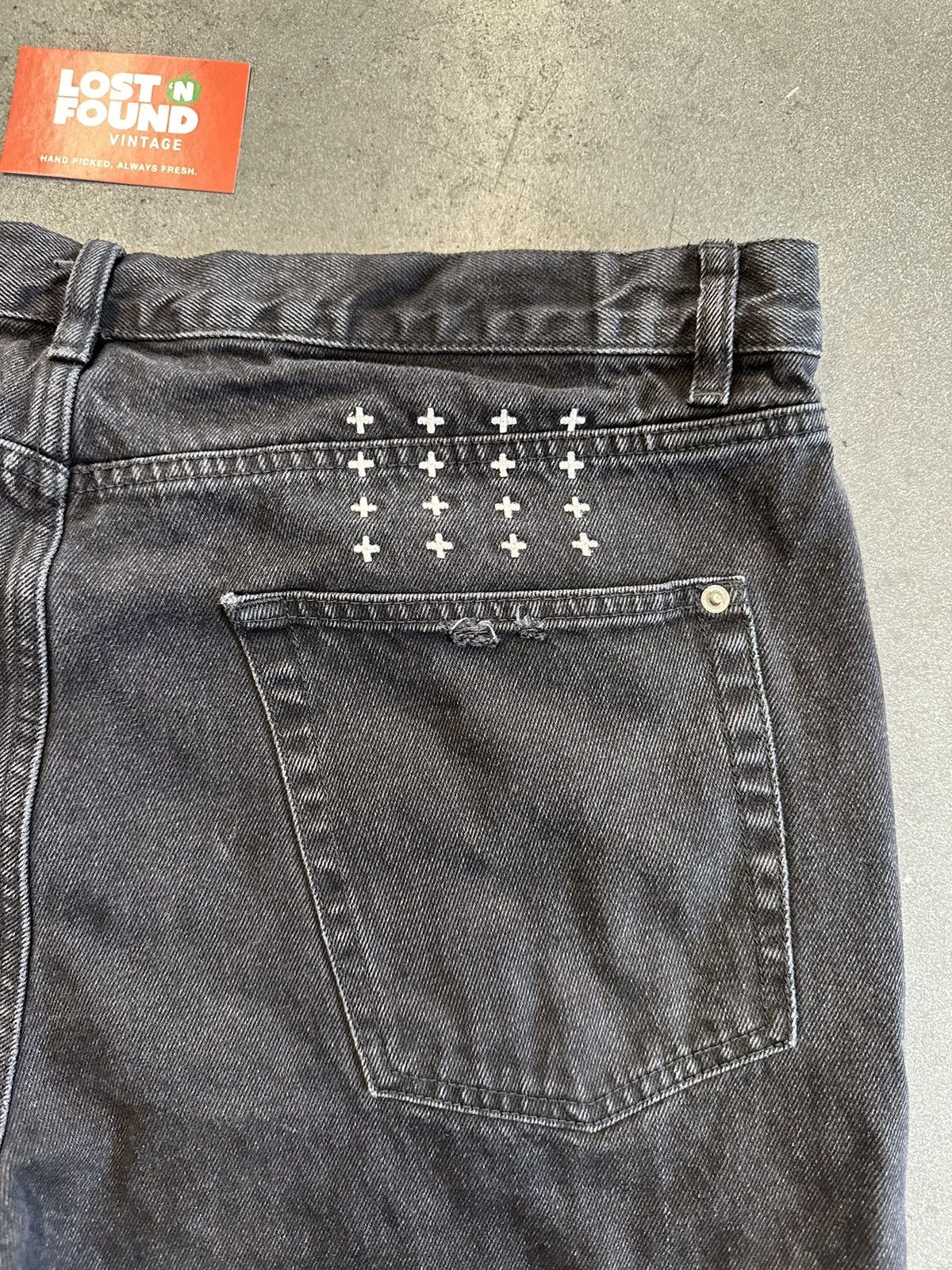 Ksubi Ksubi Anti K Noir Distressed Denim Pants Size US 38 / EU 54 - 12 Thumbnail