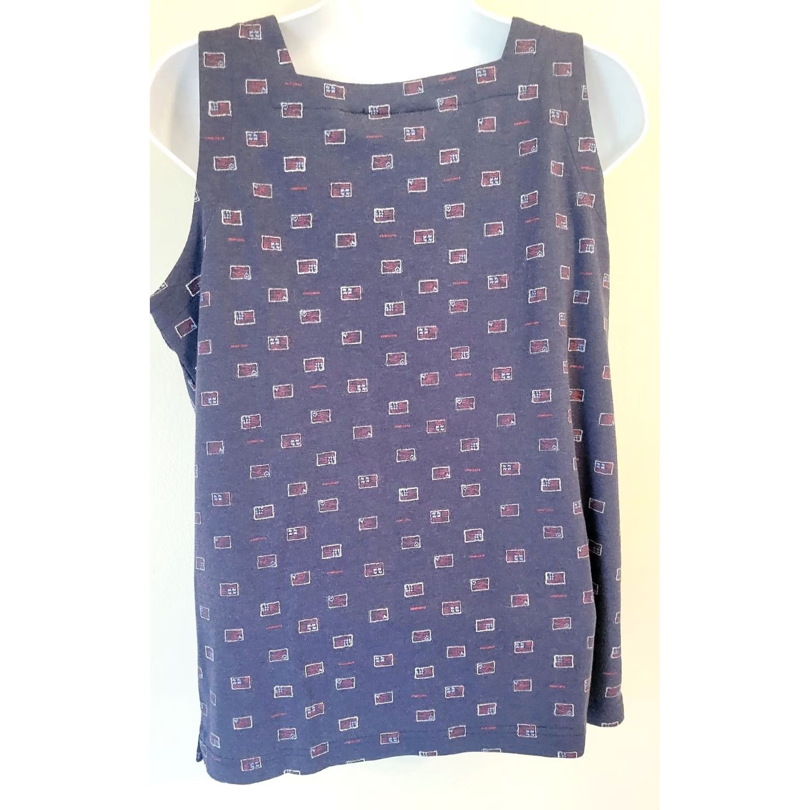 Paradise VINTAGE Paradise Bay Shirt Americana Flags Tank Top Large Size L / US 10 / IT 46 - 3 Thumbnail