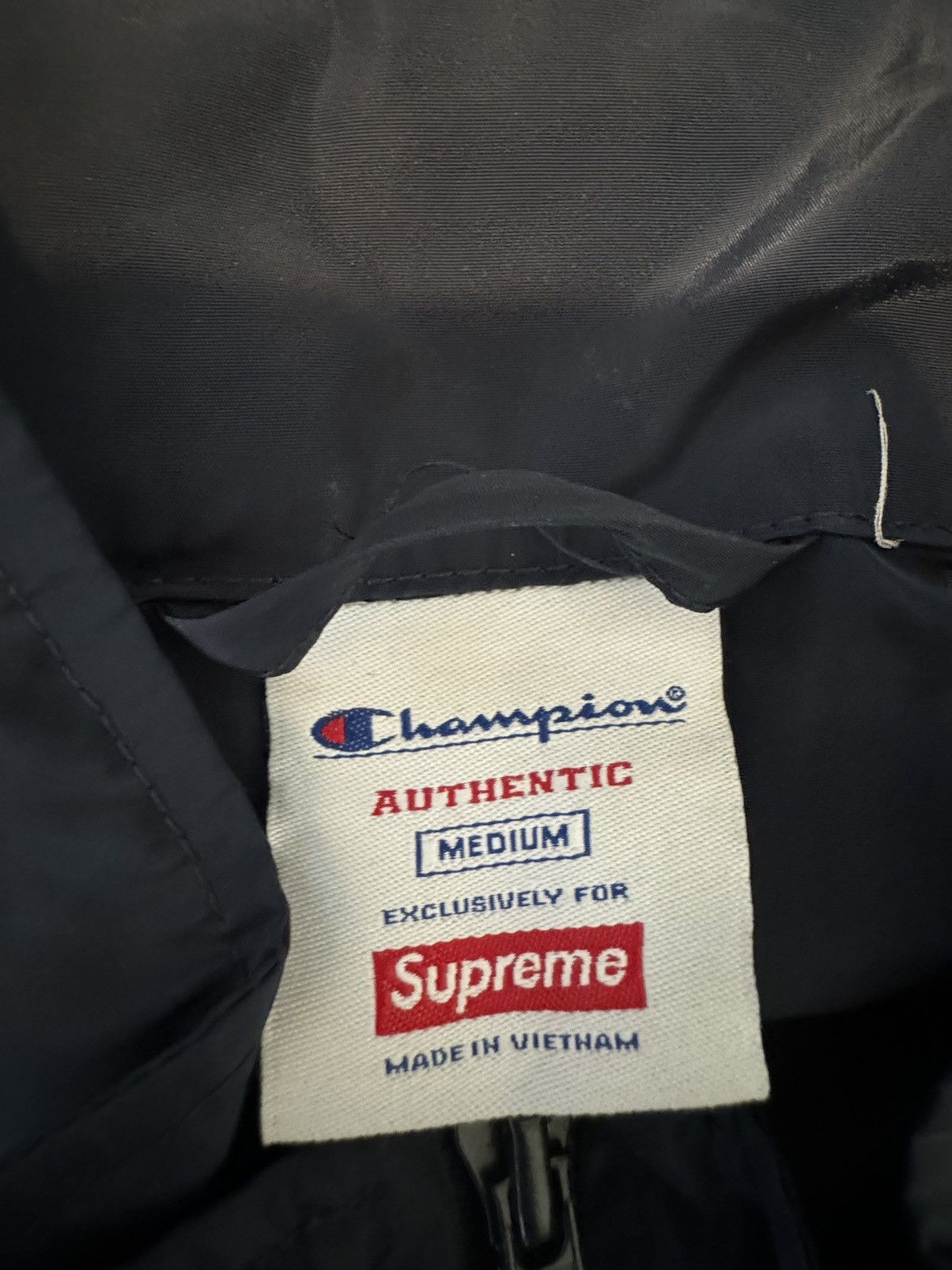 Supreme x Champion half zip pullover