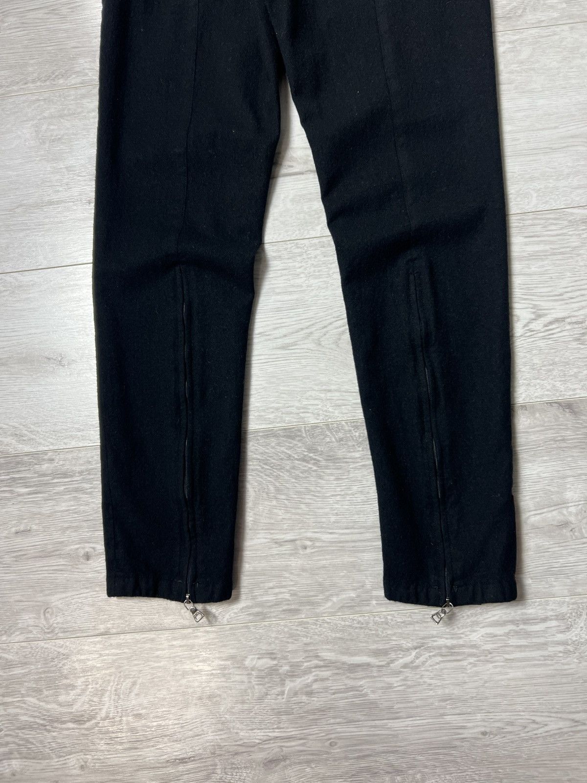 Prada 1999s Prada Sport Black Wool & Nylon Pants Red Tab Trousers Size 26" / US 2 / IT 38 - 14 Thumbnail