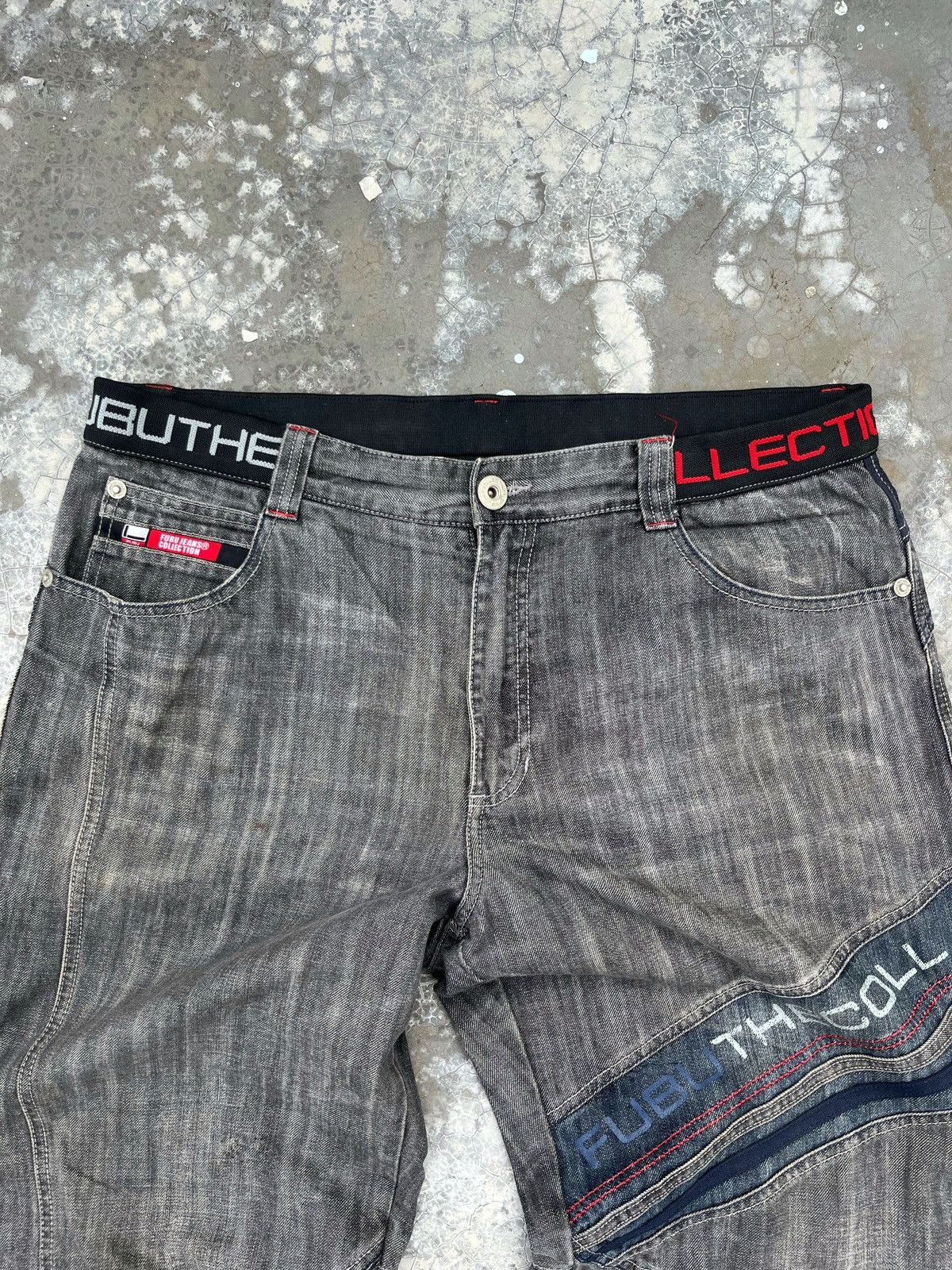 Fubu Fubu gray heavy denim Size US 40 / EU 56 - 2 Thumbnail