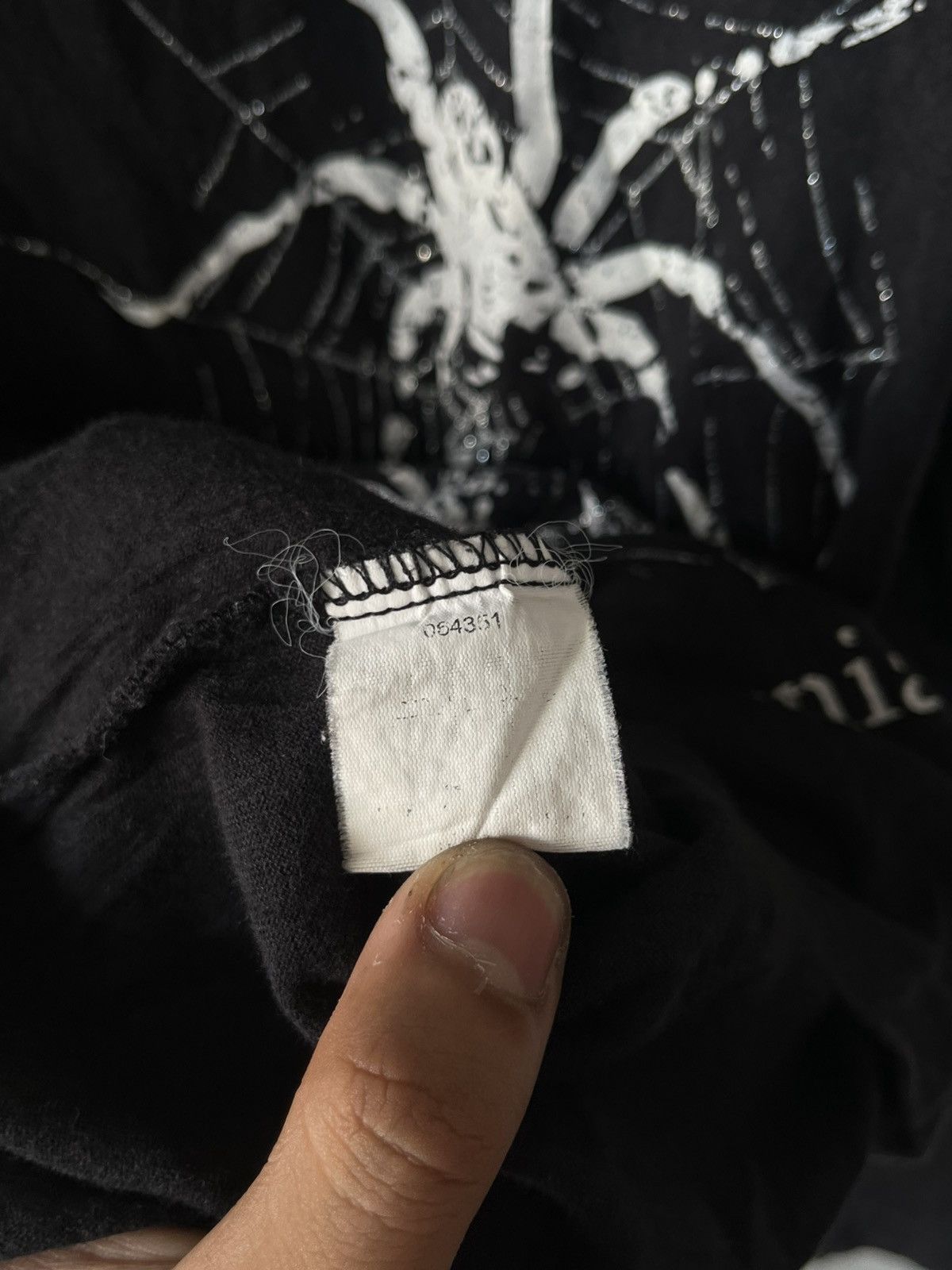 If Six Was Nine × KMRii × Yasuyuki Ishii JAPANESE RESPECT WAVE POEM GOTHIC SEDITIONARIES PUNK STYLE Size US L / EU 52-54 / 3 - 7 Thumbnail