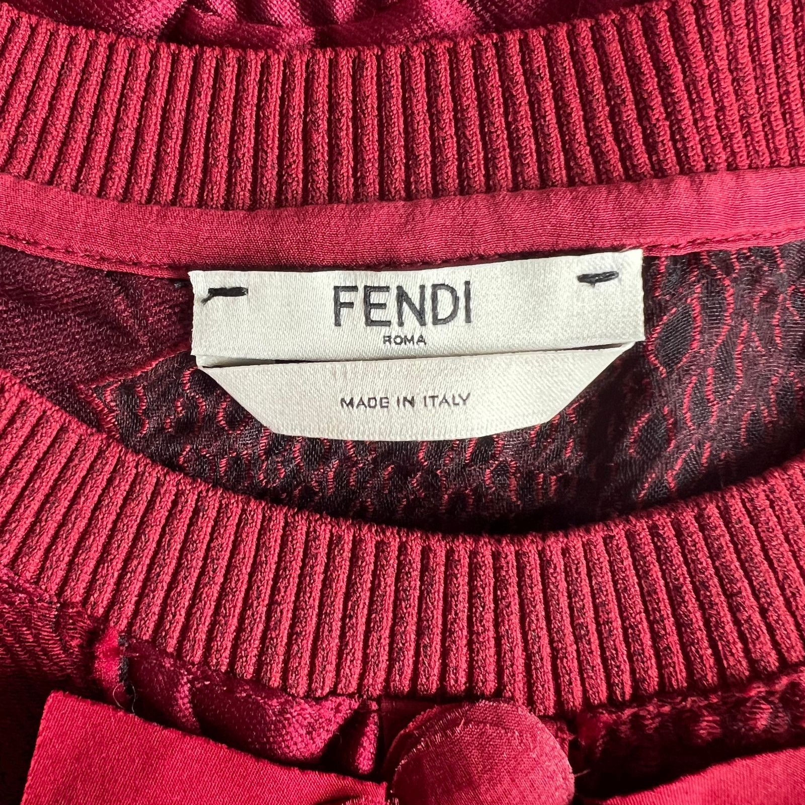 Fendi FENDI Crew Neck Button-Up Top, Small/US4/IT40 Size S / US 4 / IT 40 - 8 Thumbnail