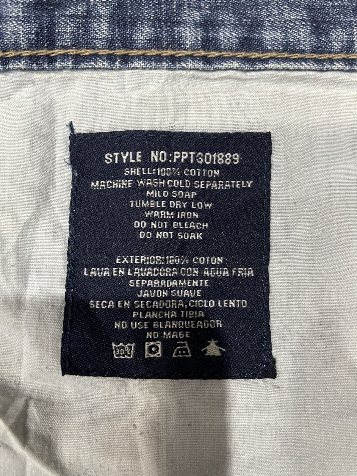 Phat Farm Vintage Phat Farm Distress Faded Denim Jeans Size US 34 / EU 50 - 10 Thumbnail