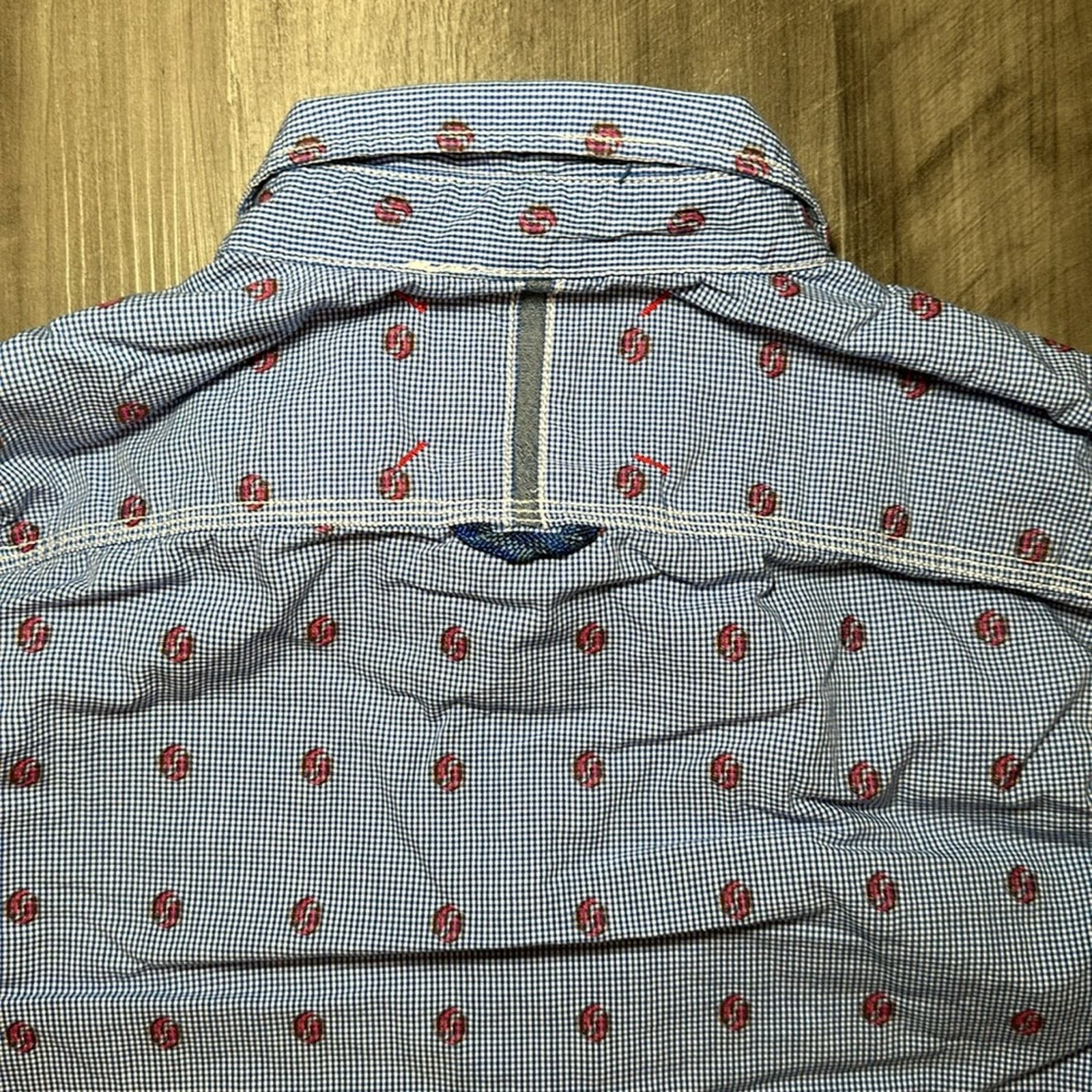 Robert Graham Robert Graham Jeans Tailored Fit Long Sleeve - Large Size US L / EU 52-54 / 3 - 5 Thumbnail