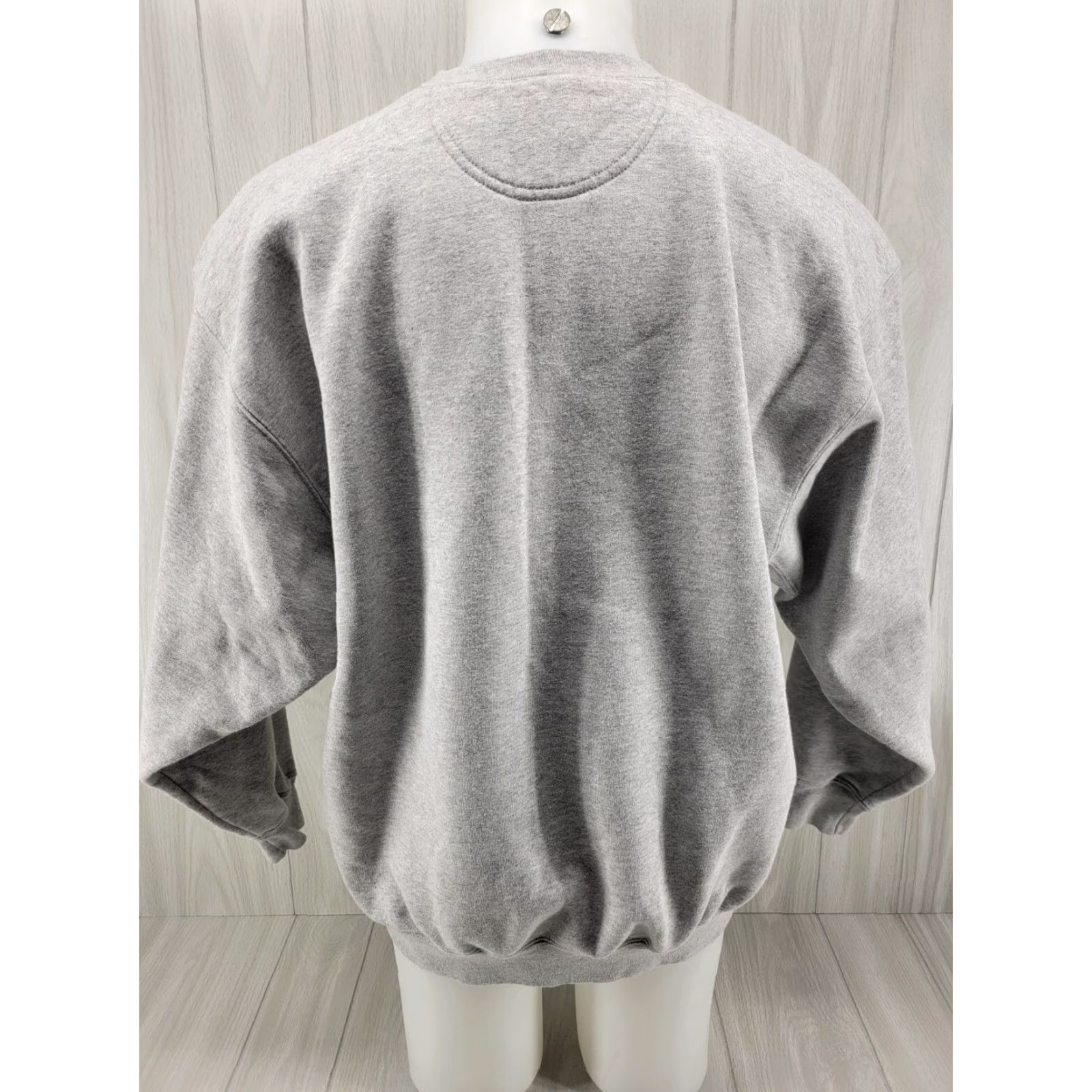Nike Nike Alabama Crimson Tide Sweater Mens Large Gray Pullover Football Crew Neck Fleece Embroidered Logo Size US L / EU 52-54 / 3 - 7 Thumbnail