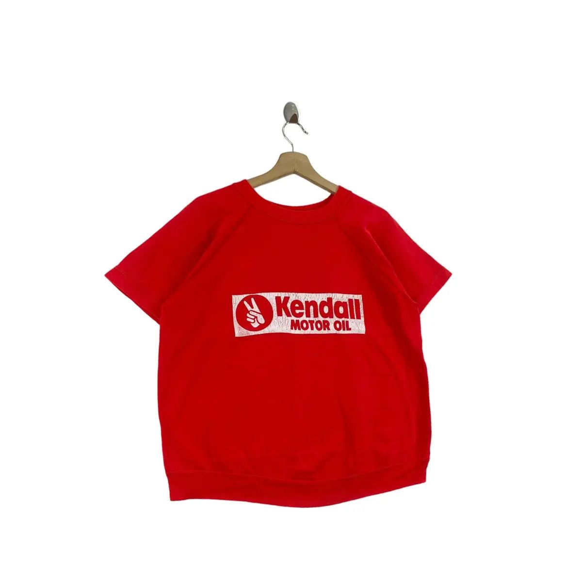 Vintage Vintage 80’ KENDALL MOTOR OIL Racing Team Nascar Sweatshirt Size US M / EU 48-50 / 2 - 3 Thumbnail