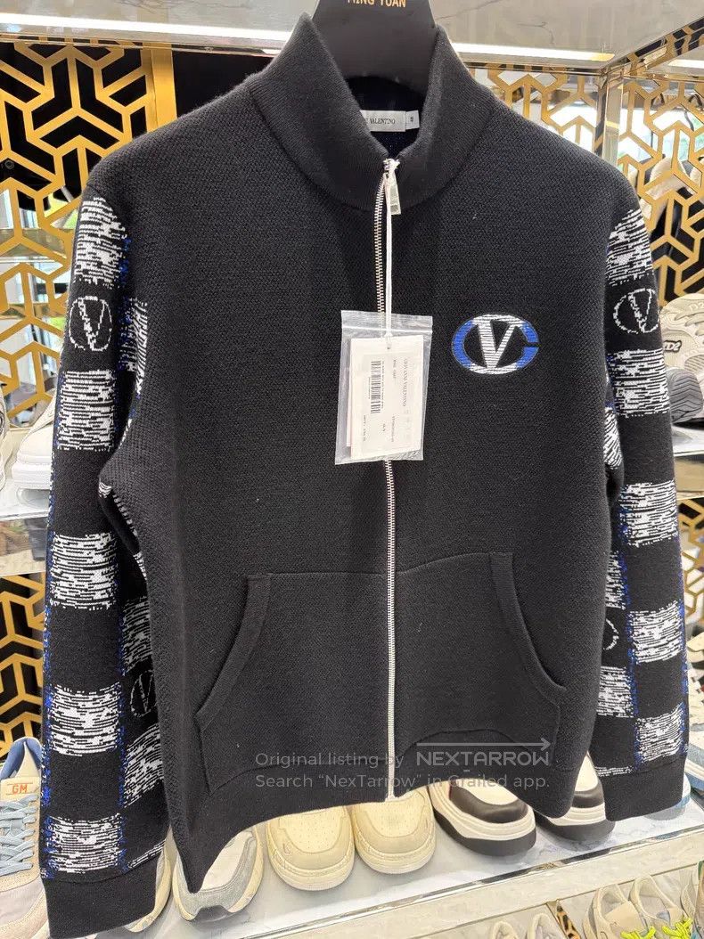 Valentino Valentino Black wool patchwork coat Size US S / EU 44-46 / 1 - 1 Thumbnail