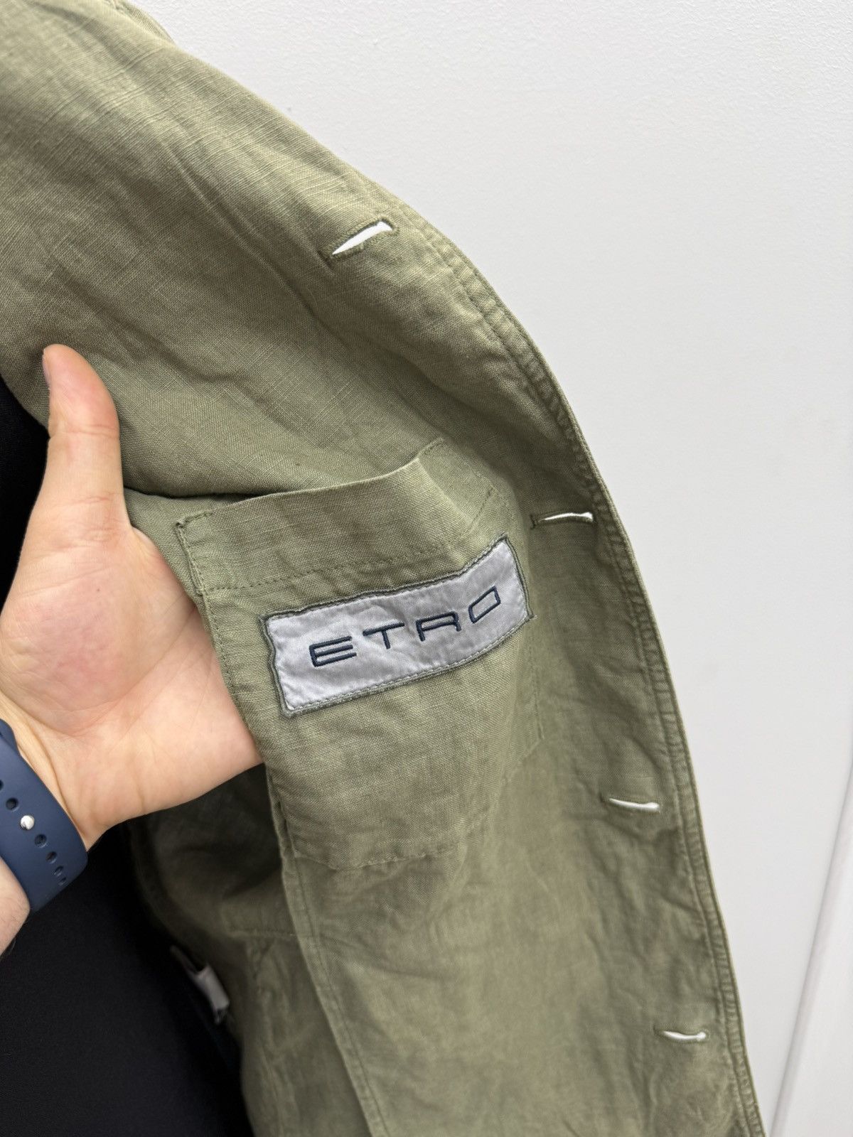 Etro Etro Linen Multopocket Field Jacket Size US S / EU 44-46 / 1 - 5 Thumbnail