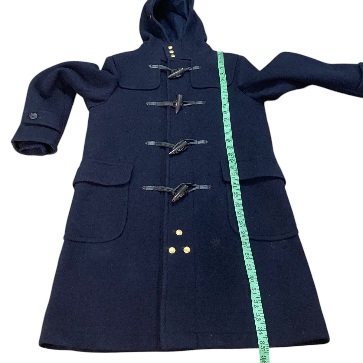MasterPiece Masterpiece Japan Wool Duffer Coat Hoodie Toggle Jacket Size US S / EU 44-46 / 1 - 16 Thumbnail