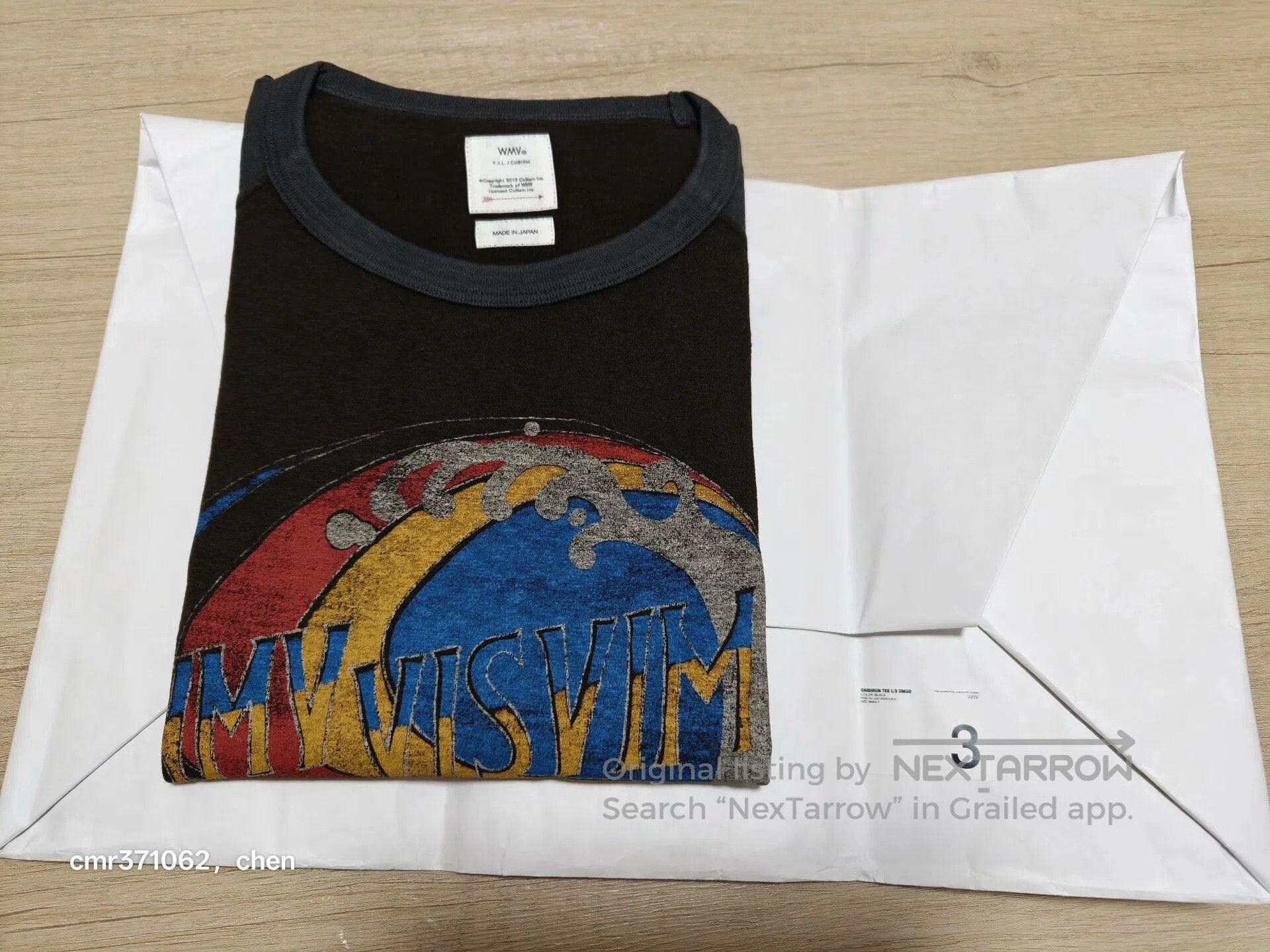 Visvim visvim 21AW Gridiron LS Tee DMGD. Size US L / EU 52-54 / 3 - 6 Thumbnail