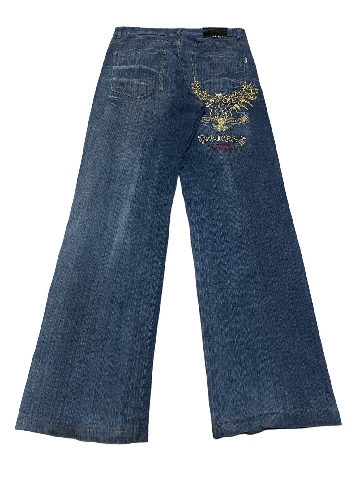 Japanese Brand Rare Vintage Japanese Brand Shi Po Niu Tzae Jeans 2000s Size US 36 / EU 52 - 1 Thumbnail