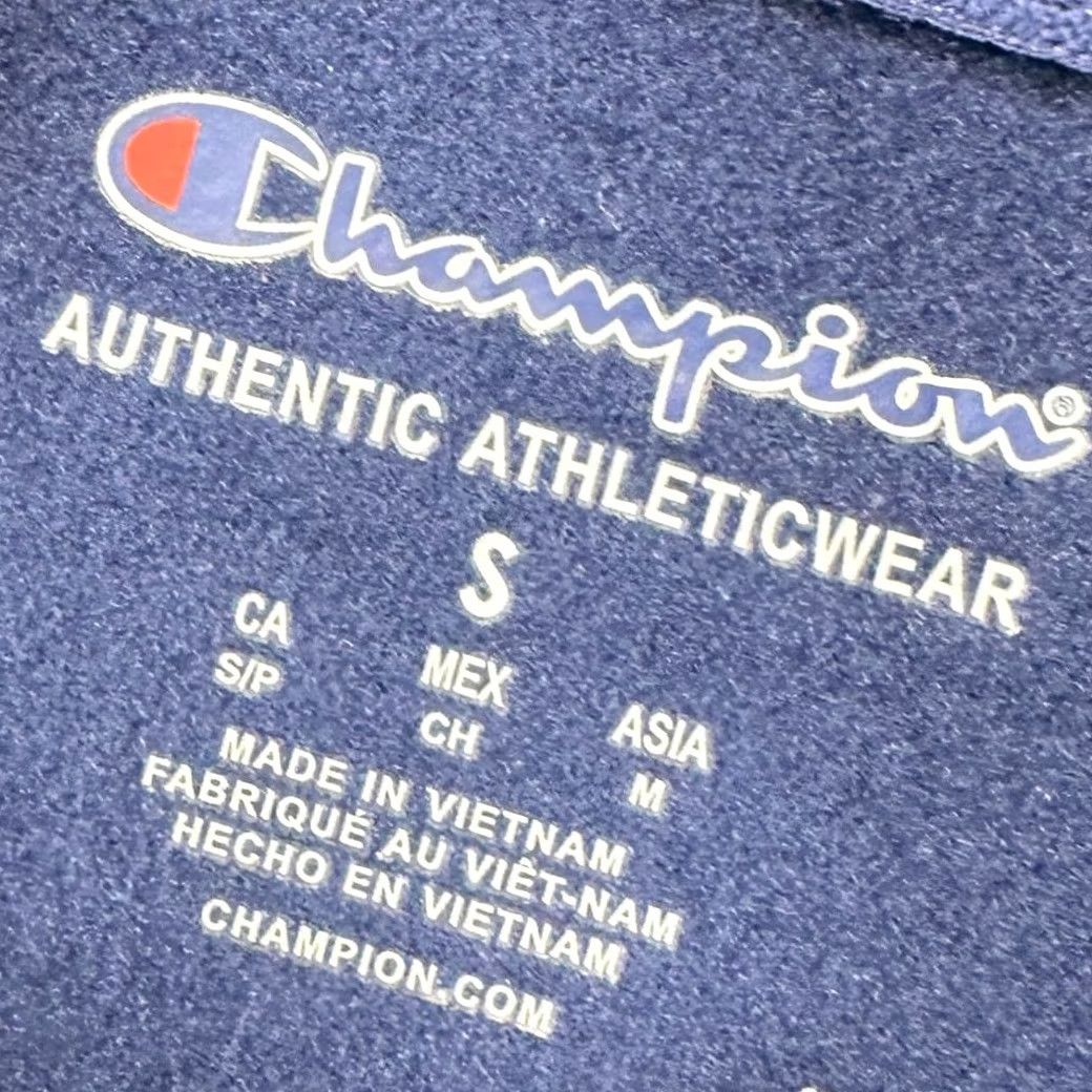 Champion Champion Hoodie Sweatshirt Mens Small Navy Graphic Print Pullover Drawstring Size US S / EU 44-46 / 1 - 5 Thumbnail