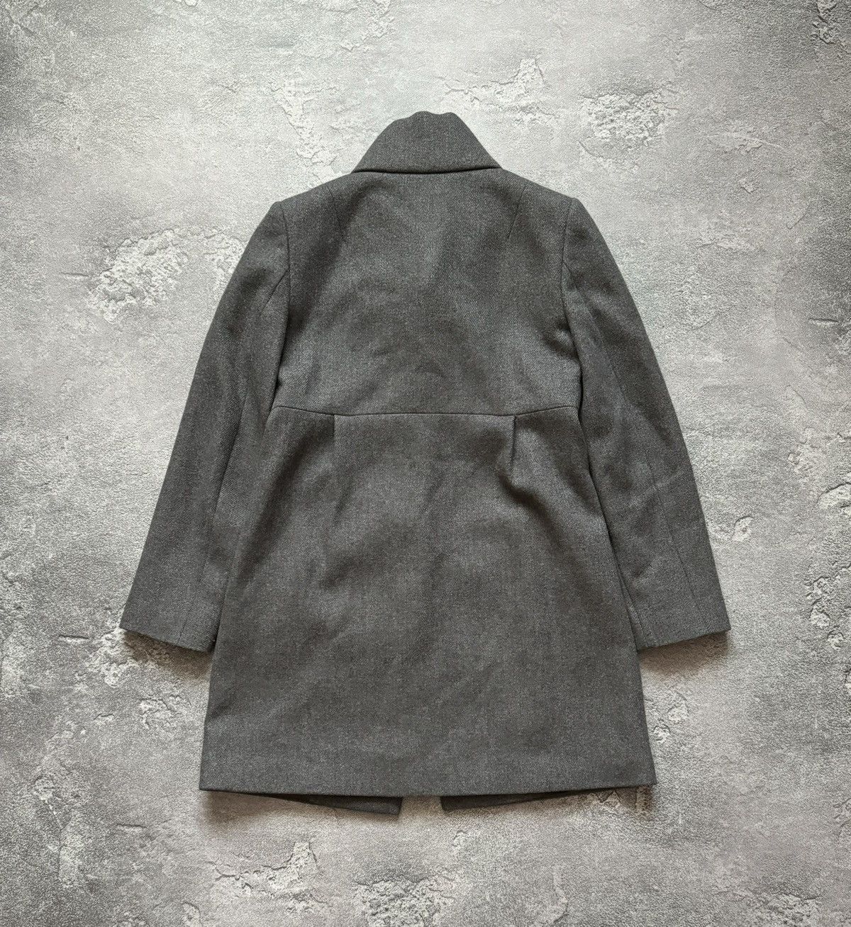 Designer × Fay Fay M wool clasp fastening coat long jacket Wmns Size M / US 6-8 / IT 42-44 - 14 Thumbnail
