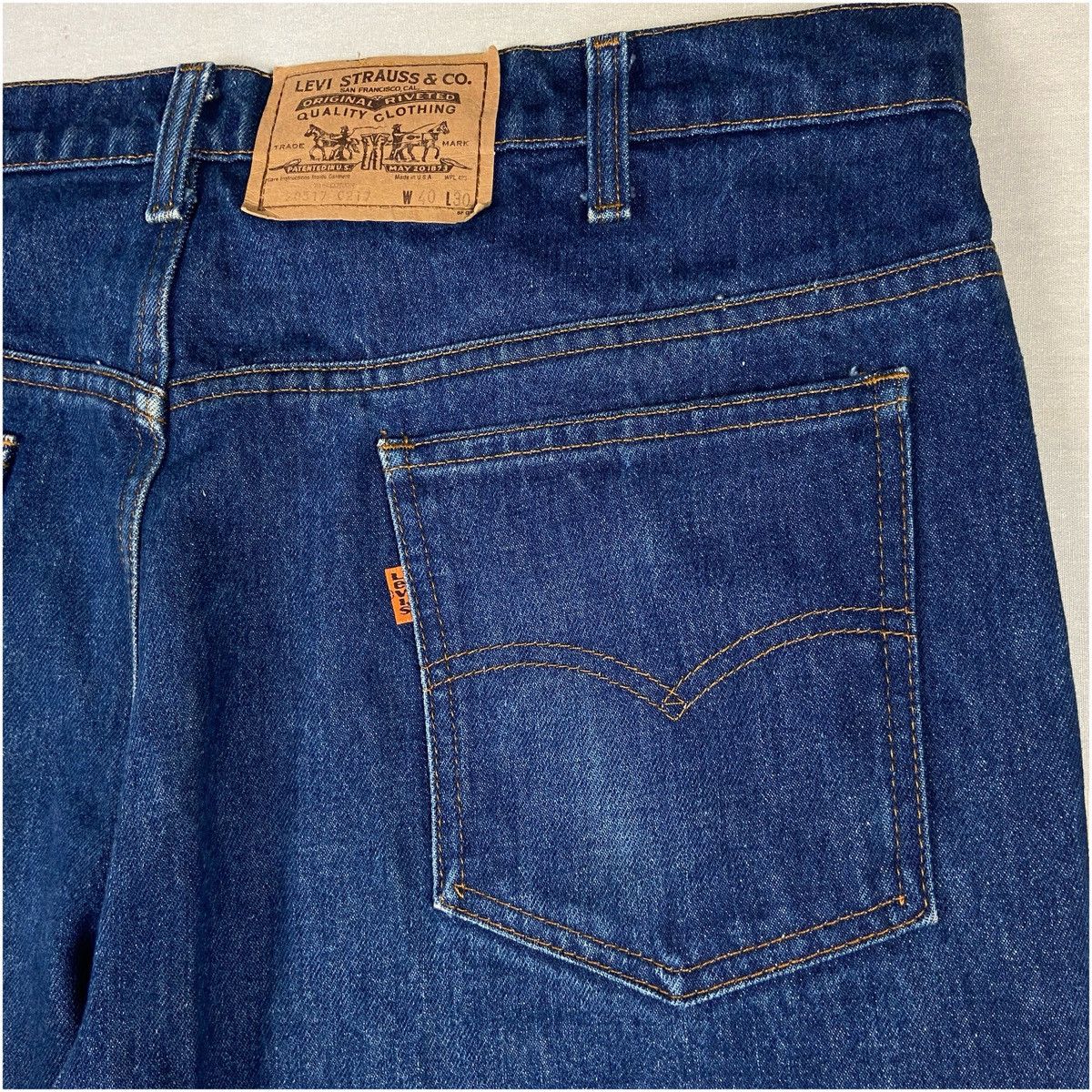 Levi's Vintage Levi’s 20517 Made in USA – 1986 Orange Tab Size US 40 / EU 56 - 3 Thumbnail