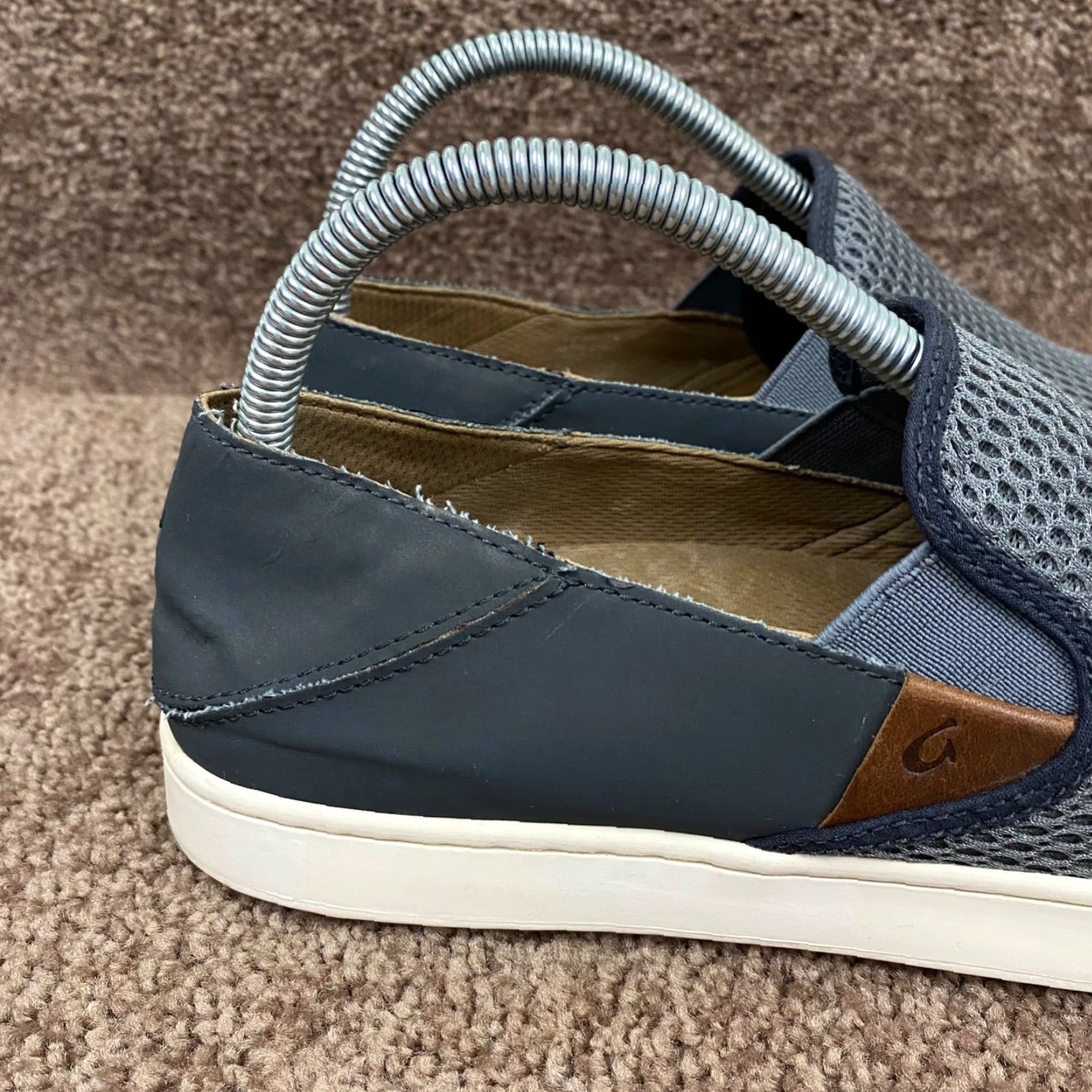 Olukai OLUKAI Pehuea Slip On Sneaker Womens 10 EU 40 Pavement Gray Loafer Casual Slip-On Walking 20271-166C Size US 10 / IT 40 - 2 Thumbnail