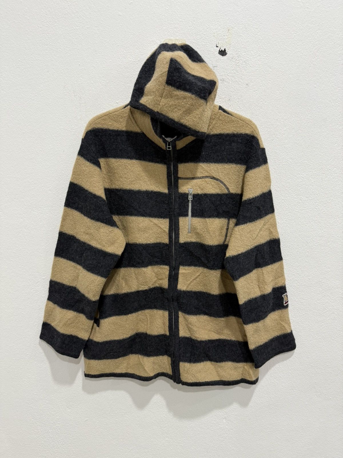 Japanese Brand Japan Brand Drug Store’s Stripe Fleece Hoodies Size US M / EU 48-50 / 2 - 1 Thumbnail