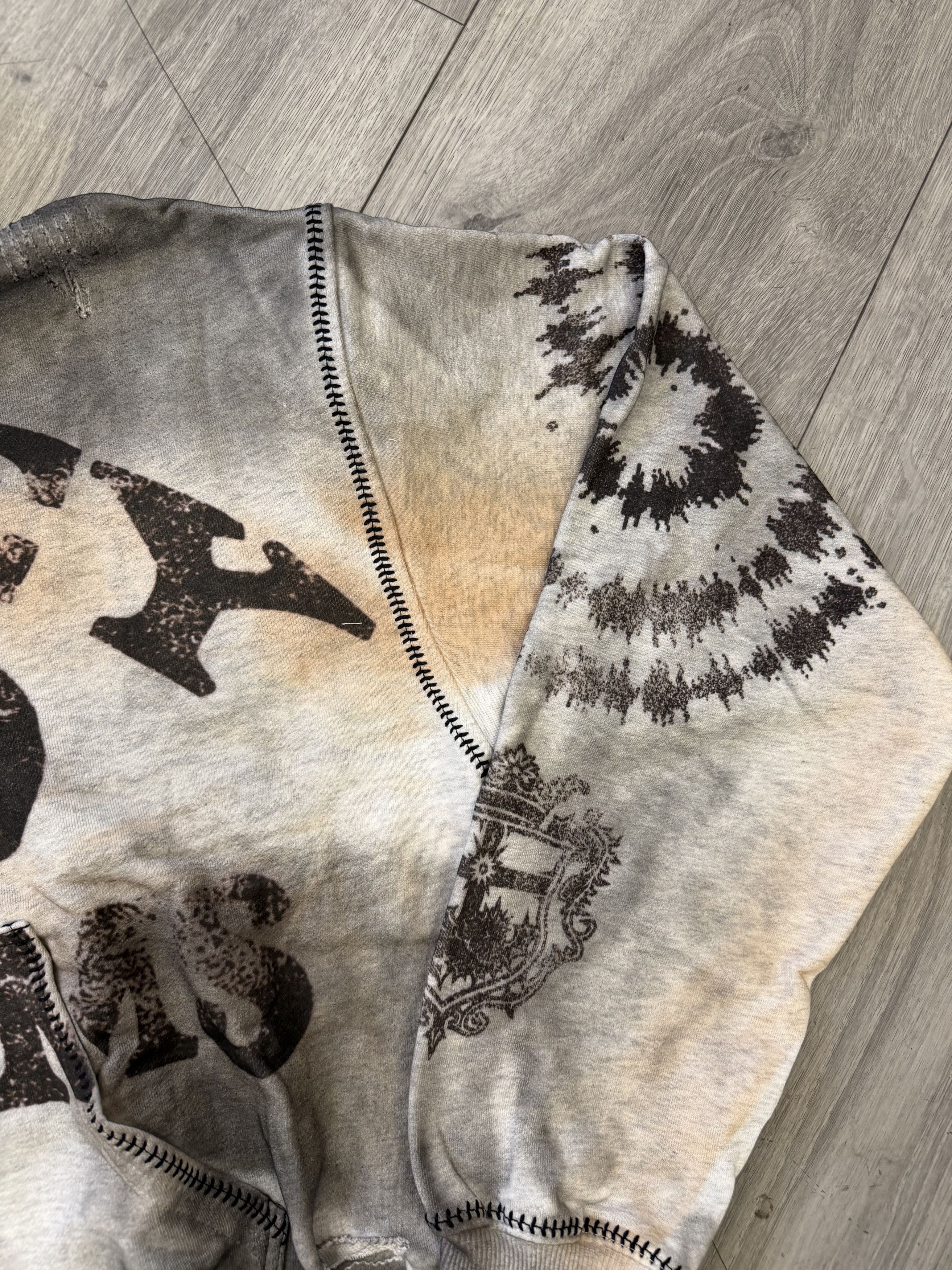 Vale Vale Forever Dark White Spiral Zip Up Hoodie Size Medium Size US M / EU 48-50 / 2 - 4 Thumbnail
