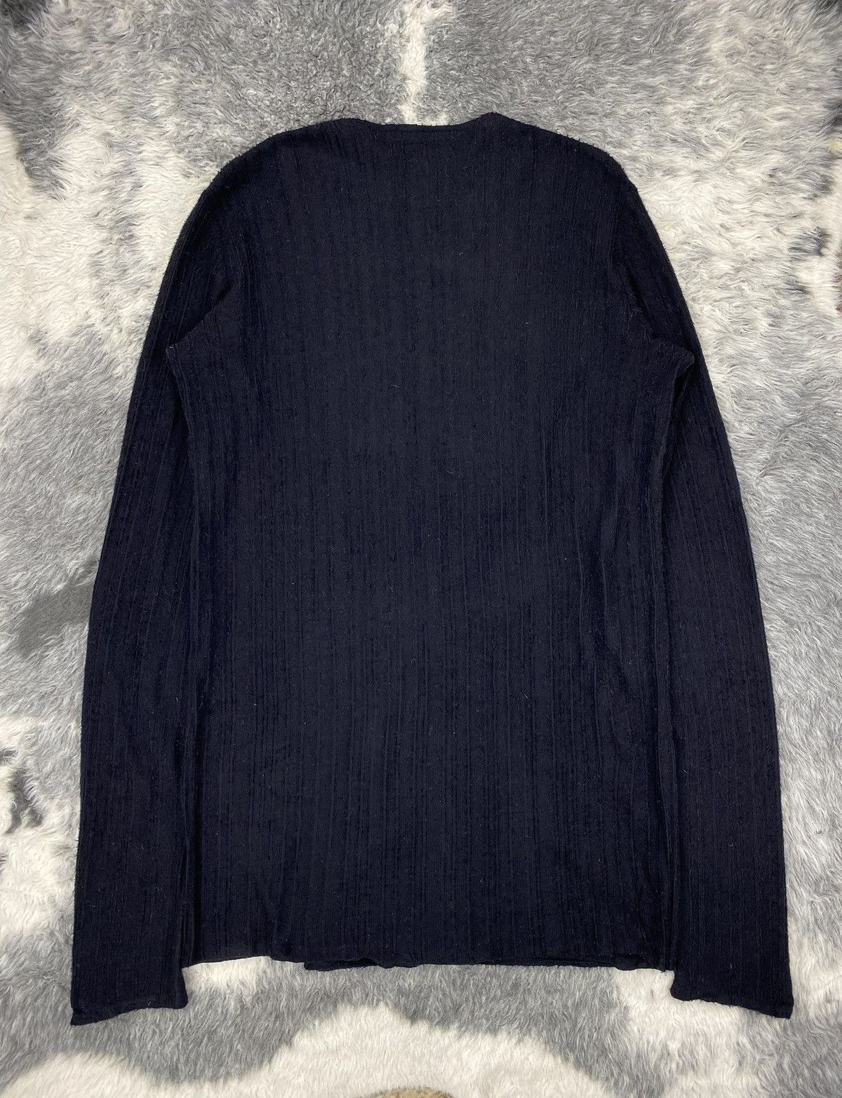 Julius JULIUS7—F/W 2011-2012 Collection Wool Jacquard Layered Shirt Size US M / EU 48-50 / 2 - 12 Thumbnail