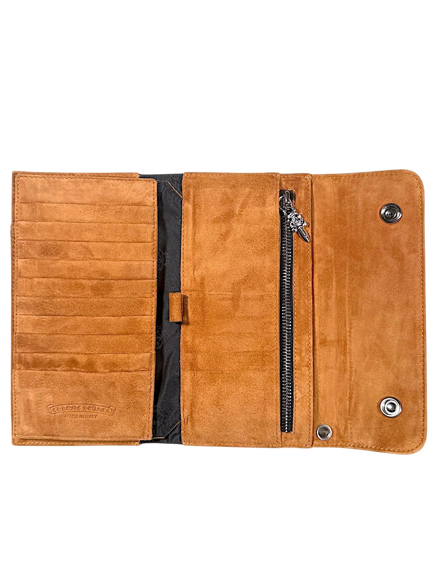 Chrome Hearts Suede Rhodium Wave Wallet Size ONE SIZE - 5 Thumbnail