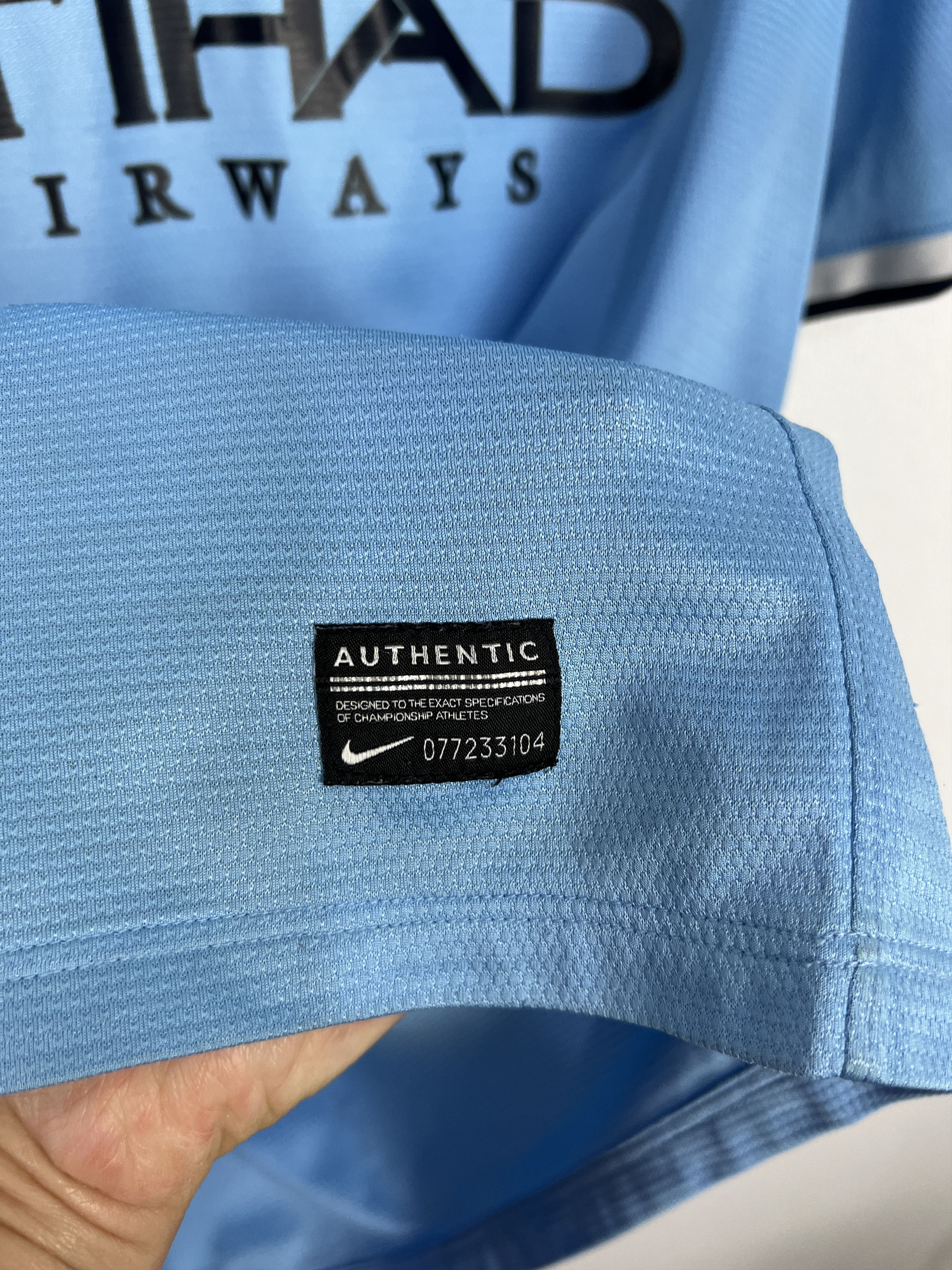 Nike Manchester City Home football shirt 2013 Soccer Nike Size US XL / EU 56 / 4 - 4 Thumbnail