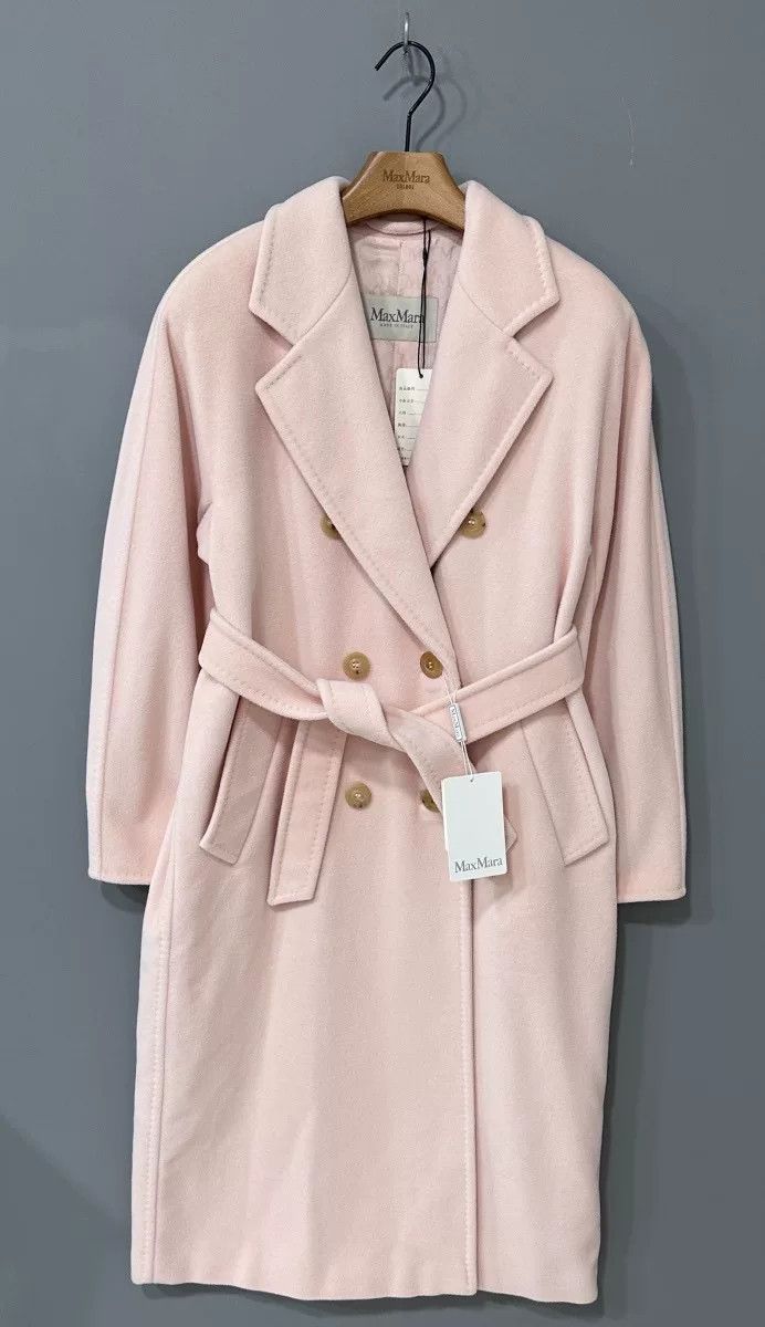 Max Mara maxmara pink long coat 101801 Size S / US 4 / IT 40 - 1 Thumbnail