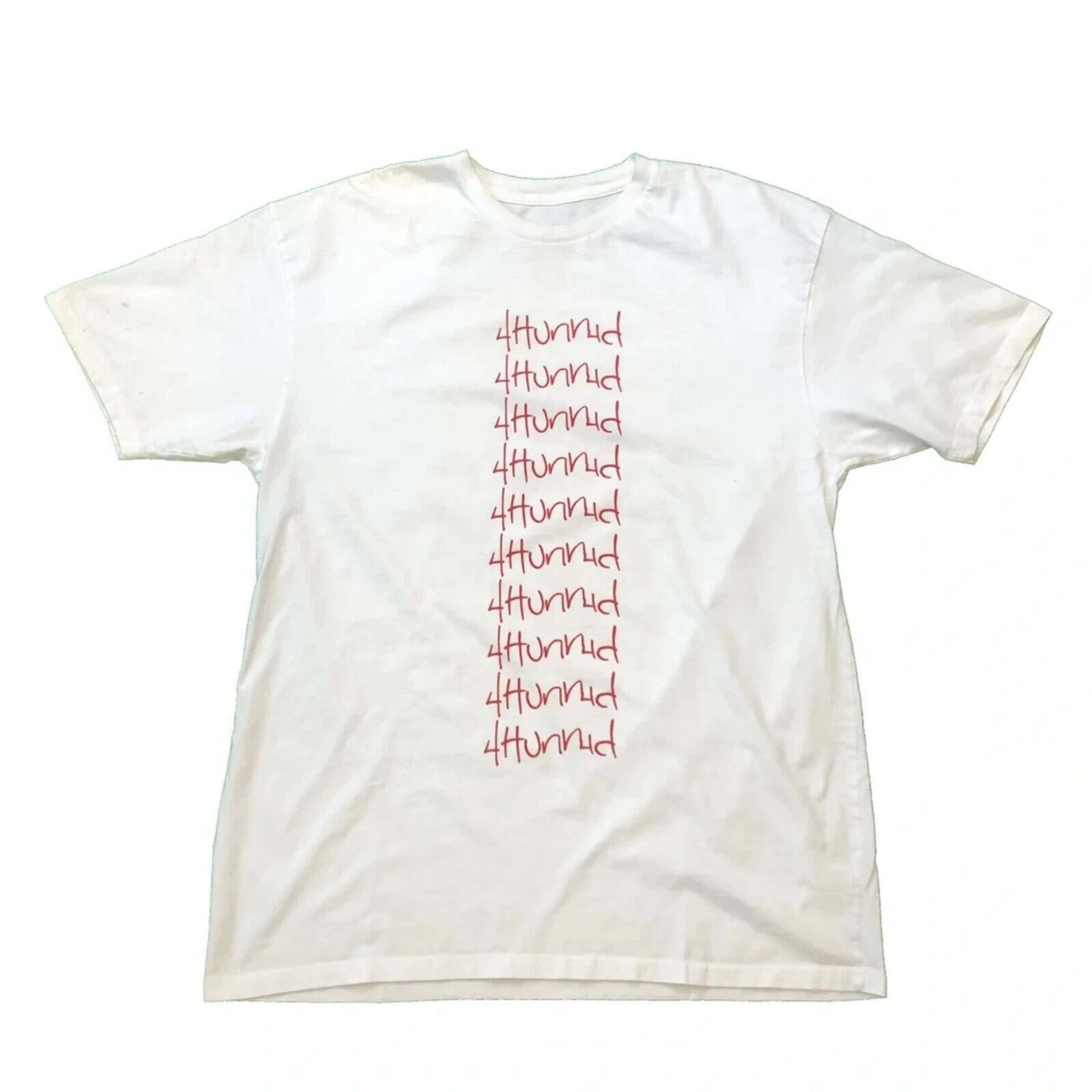 4HUNNID × Rap Tees YG 4Hunnid T Shirt Double Sided Graphic Short Sleeve Rap Tee Size US XL / EU 56 / 4 - 1 Thumbnail