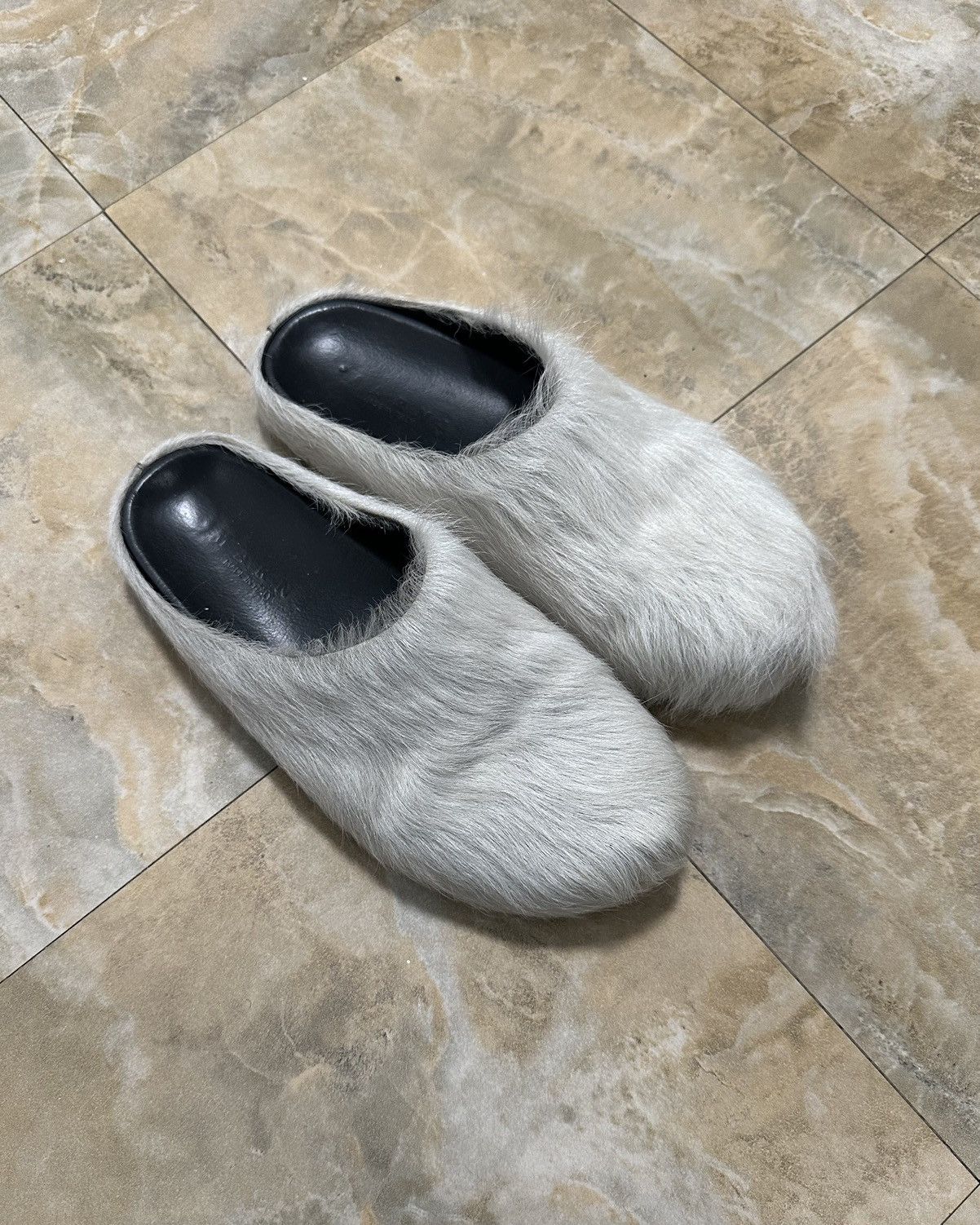 Marni Marni Fussbet Sabot Calf-Hair Slippers Size US 10 / EU 43 - 5 Thumbnail