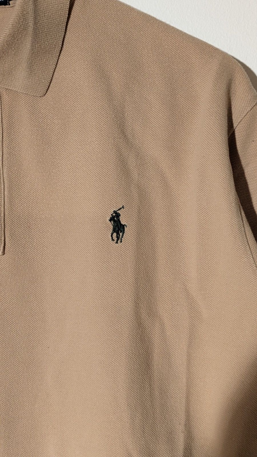 Polo Ralph Lauren 👕 Polo Ralph Lauren Polo Shirt – Tan / Beige (Size L) Size US L / EU 52-54 / 3 - 5 Thumbnail