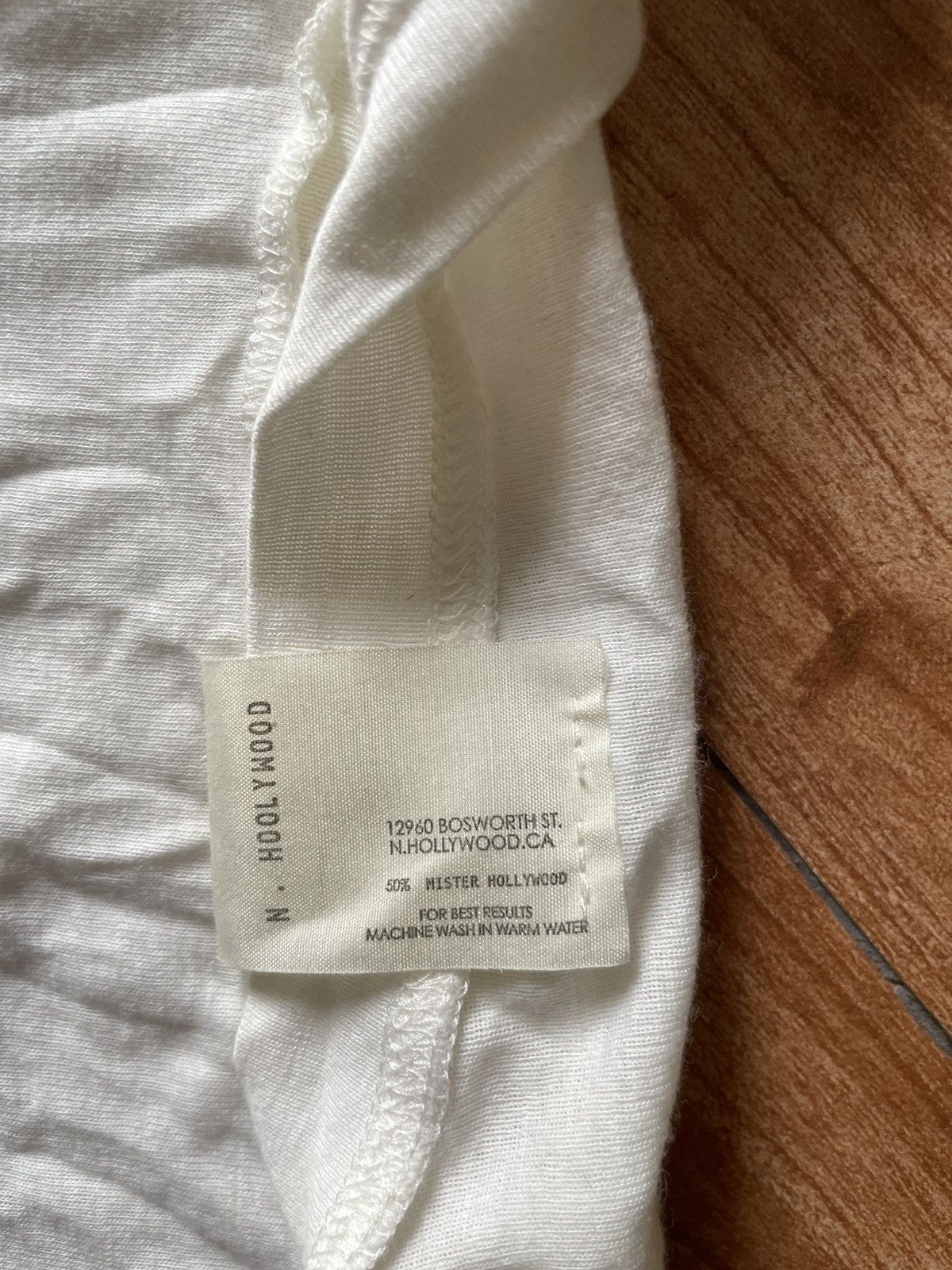 N.Hoolywood N.Hoolywood White Tshirt Size US XXS / EU 40 - 4 Thumbnail