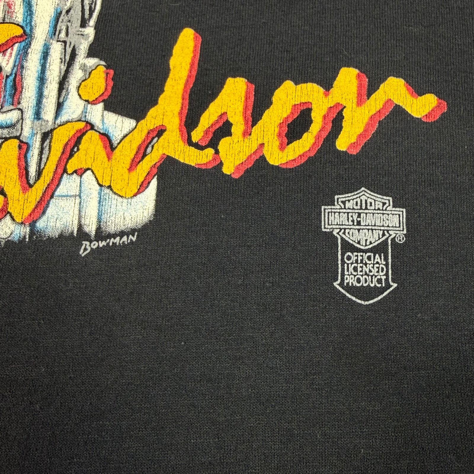Harley Davidson Harley Davidson Eagle Graphic Logo T-Shirt Size US XL / EU 56 / 4 - 3 Thumbnail