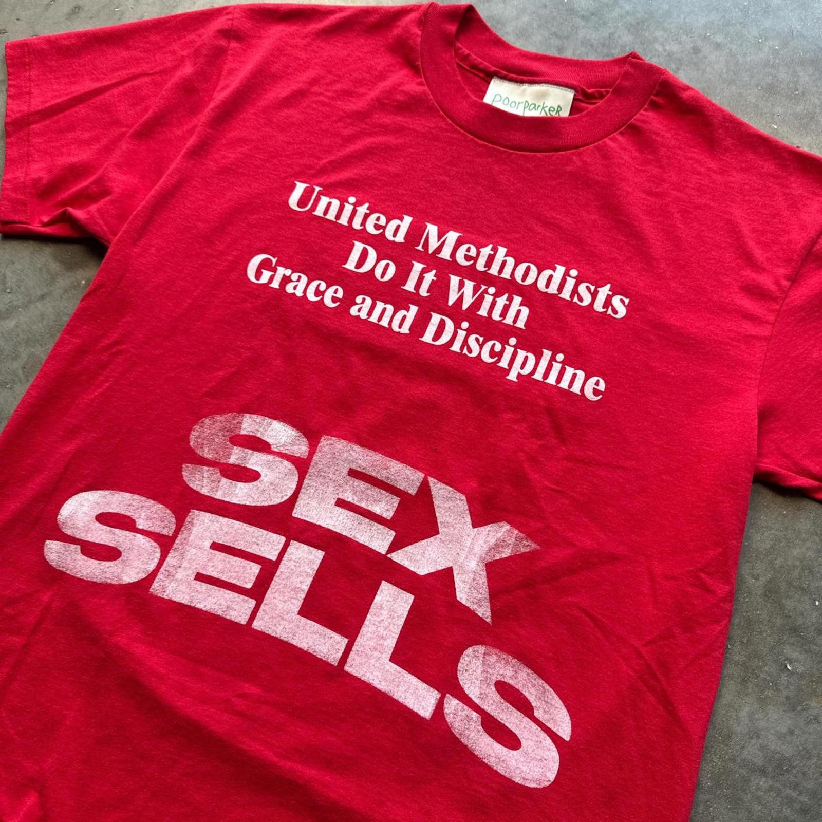 Hanes Poor Parker "Orgasm Donor" Graphic T-Shirt Size US L / EU 52-54 / 3 - 3 Thumbnail