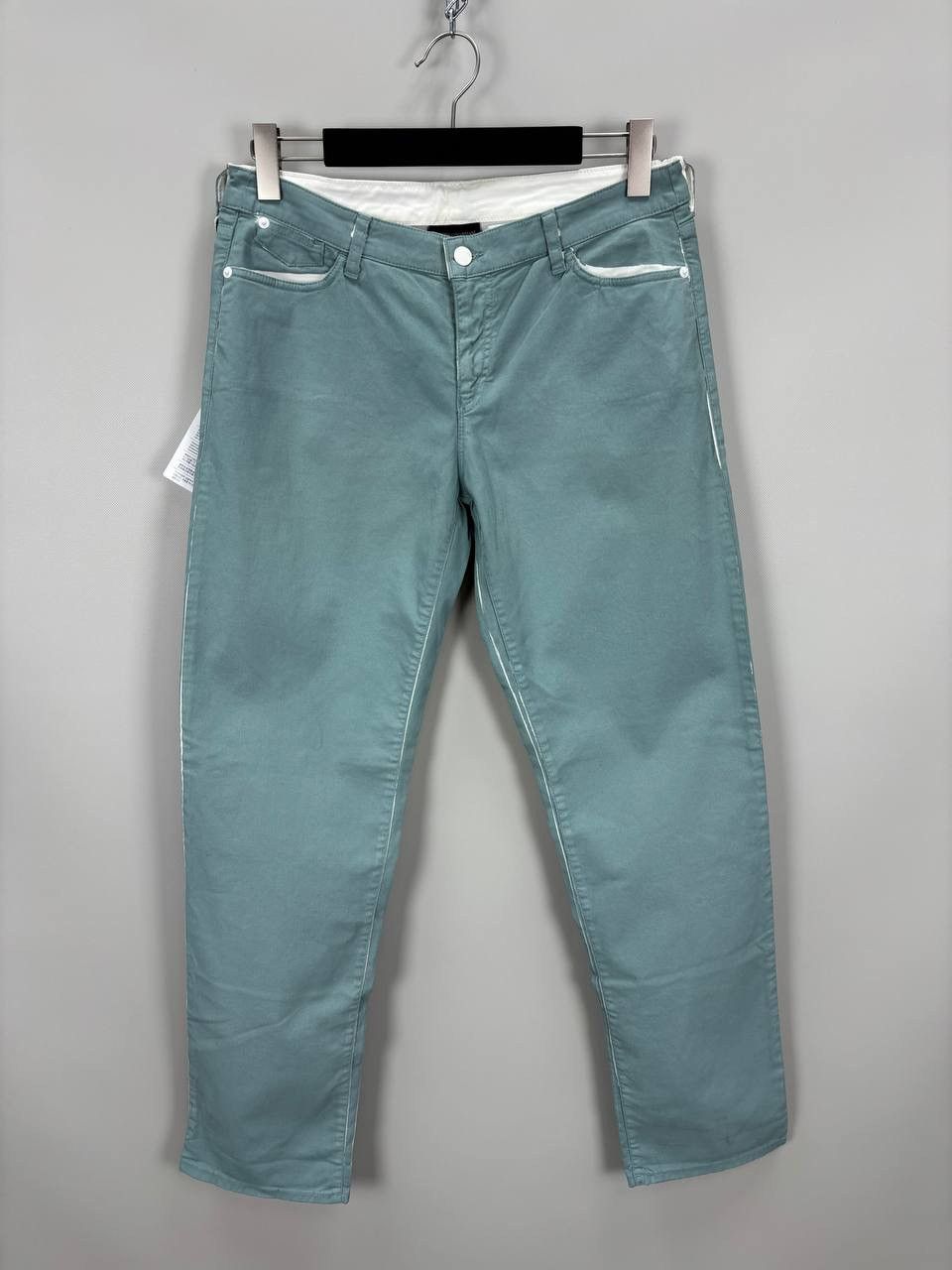 Armani × Emporio Armani Womens jeans Emporio Armani Size 29 Color Turquoise Size 26" / US 2 / IT 38 - 2 Thumbnail
