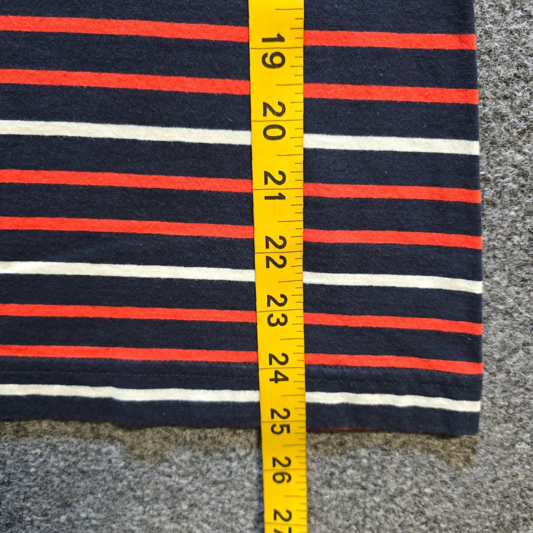 Vintage LL Bean Top Womens Size Medium Blue Red Striped Boat Neck Nautical Casual Preppy Size M / US 6-8 / IT 42-44 - 6 Thumbnail