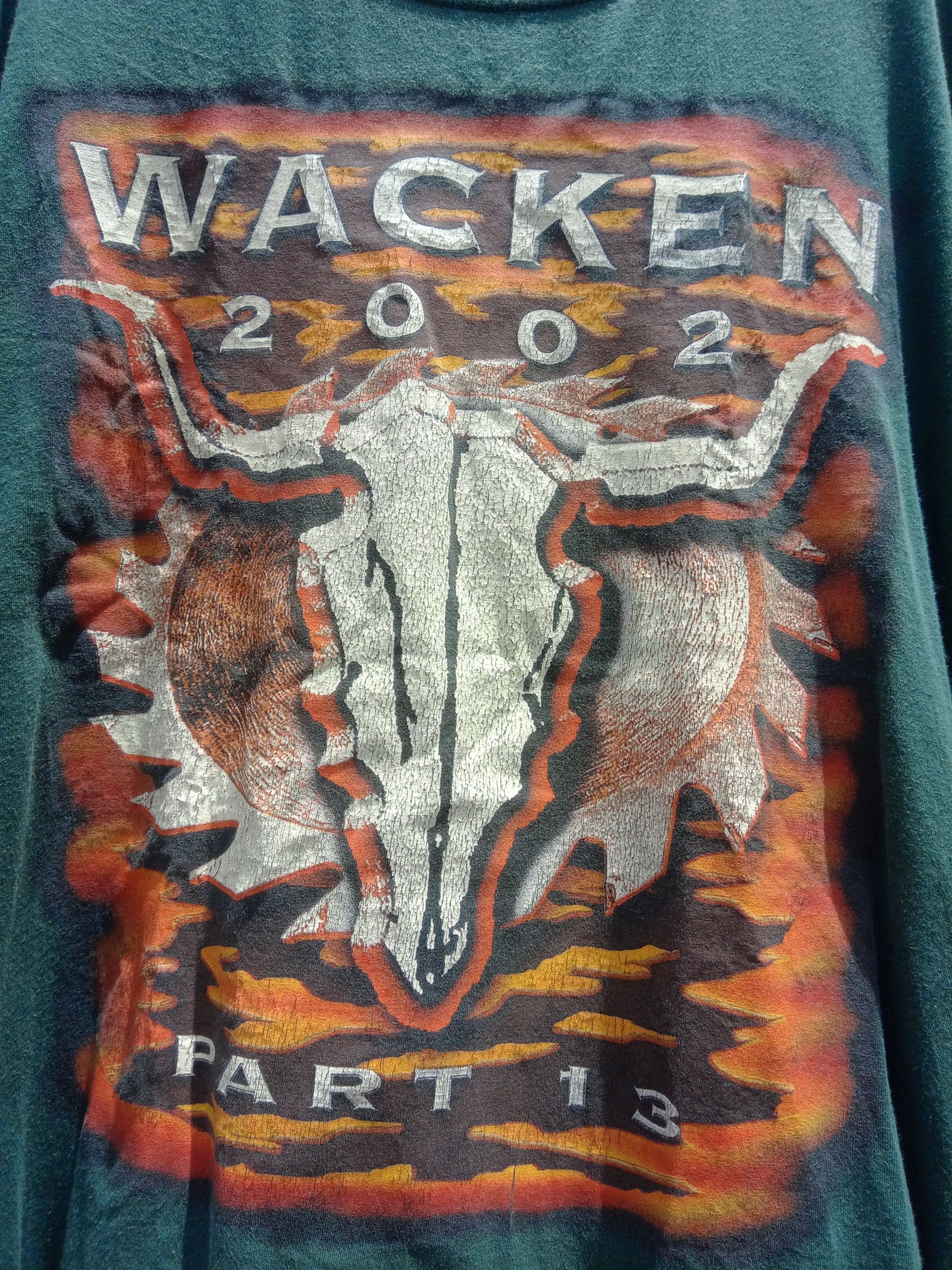 Band Tees Vintage WACKEN 2002 Part13 Metal fest t shirt rare Size US XL / EU 56 / 4 - 2 Thumbnail
