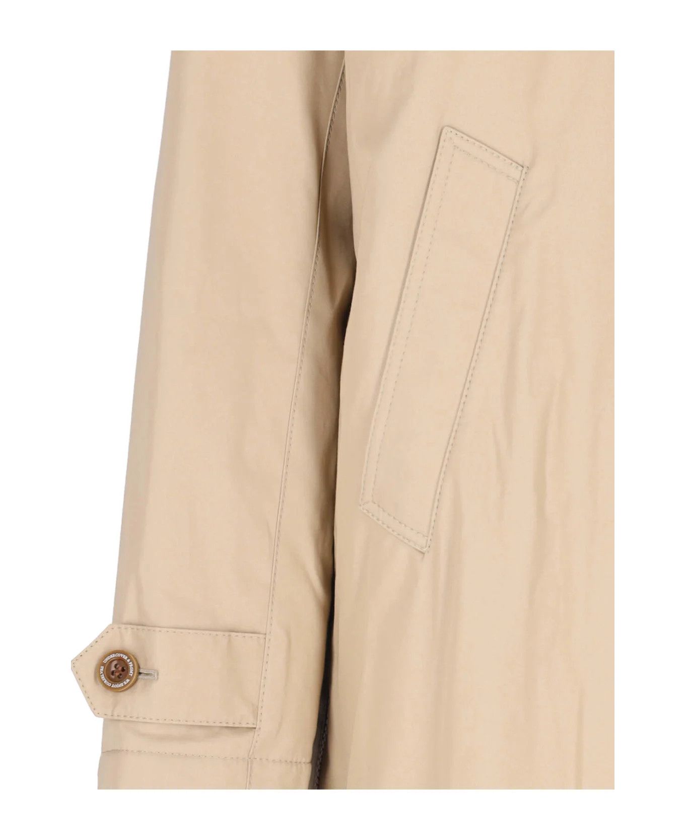 Undercover o1mle0824 Long Coat in Beige Size US L / EU 52-54 / 3 - 4 Thumbnail