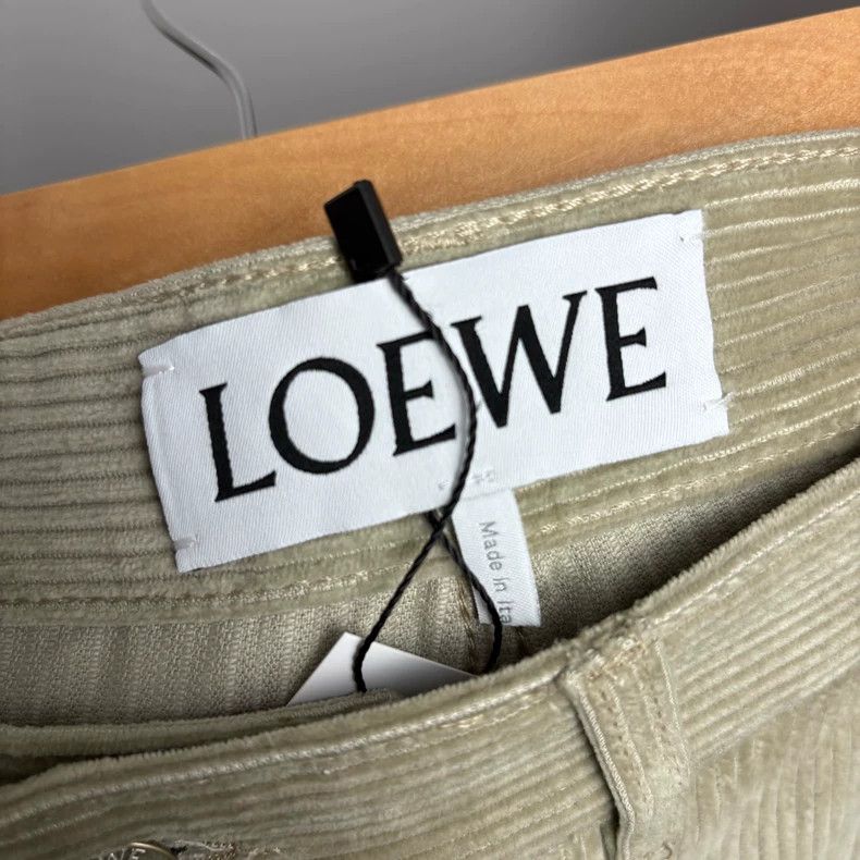Loewe LOEWE Oily green cotton water-washable logging pants Size 30" / US 8 / IT 44 - 3 Thumbnail