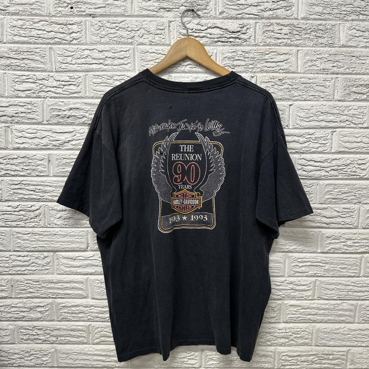 Harley Davidson × Vintage Vintage Faded Harley Davidson 1993 Shirt XL Size US XL / EU 56 / 4 - 2 Thumbnail