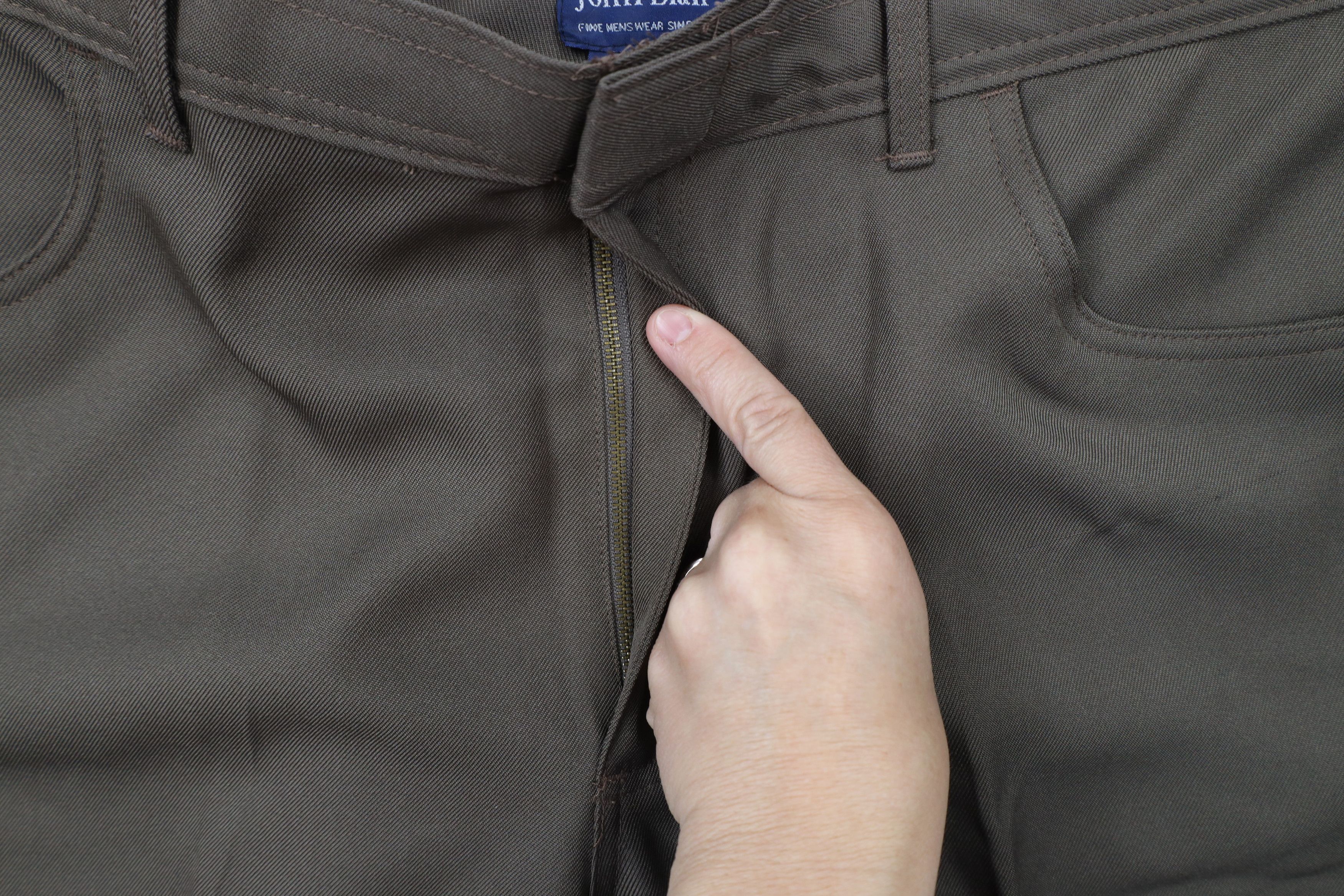 Vintage Vintage 90s Streetwear Flared Wide Leg Chino Pants Brown Size US 38 / EU 54 - 6 Thumbnail