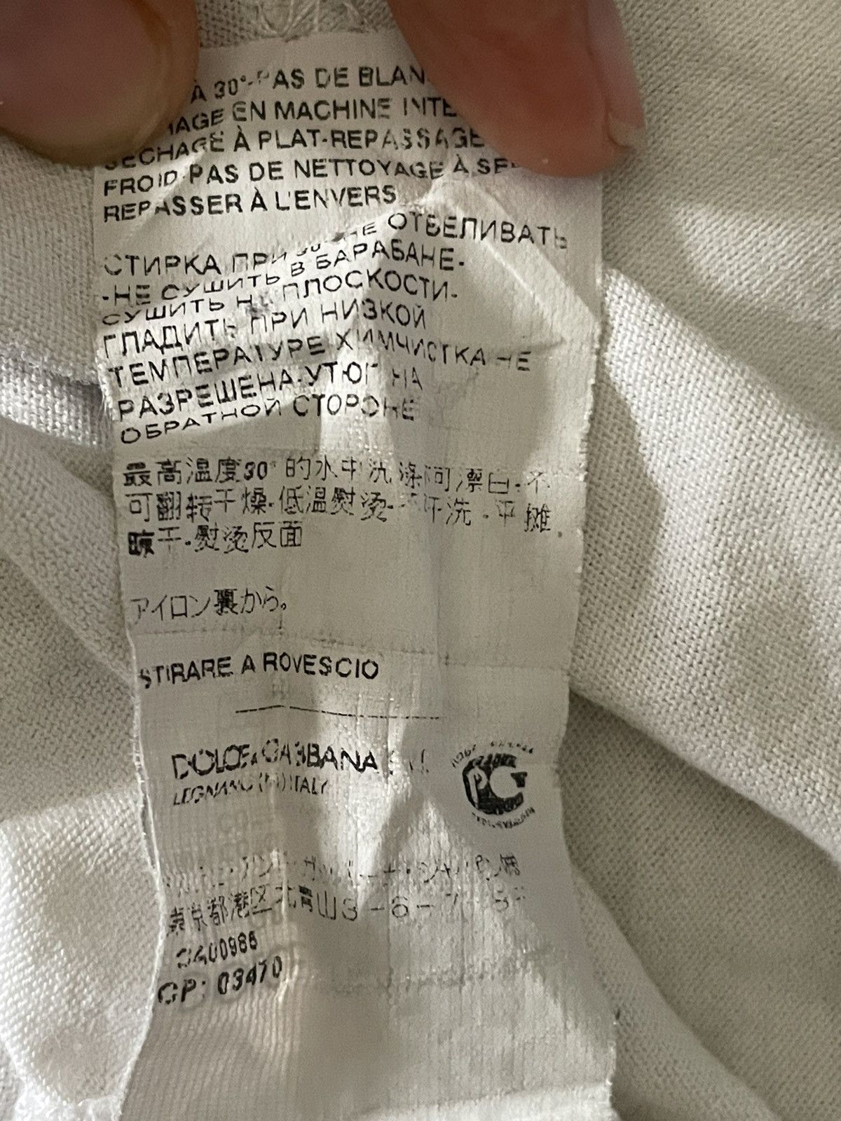 Dolce & Gabbana Dolce & Gabbana White Tshirt Size US S / EU 44-46 / 1 - 4 Thumbnail
