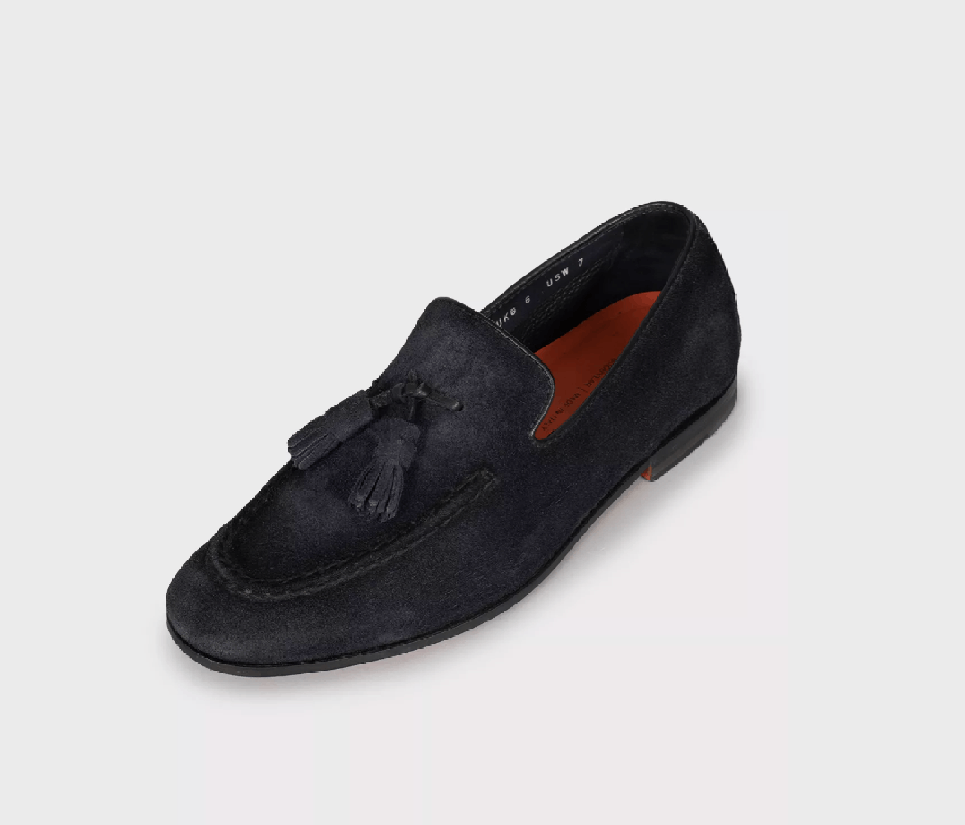 Santoni Santoni Men’s Blue Suede Loafers Size US 7 / EU 40 - 3 Thumbnail