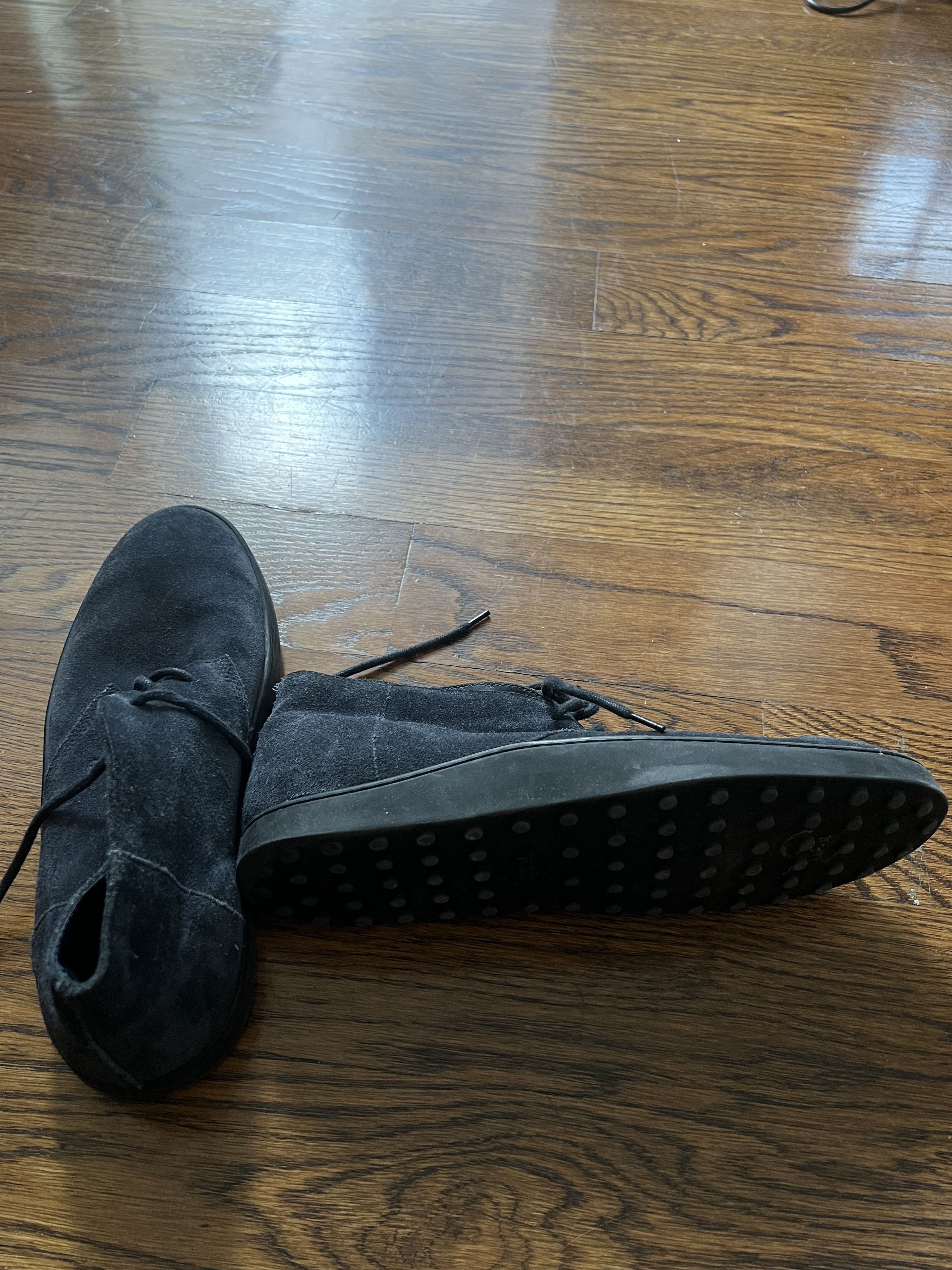 Tod's Tod’s Navy Suede Desert Chukka Boots Size US 8 / EU 41 - 2 Thumbnail
