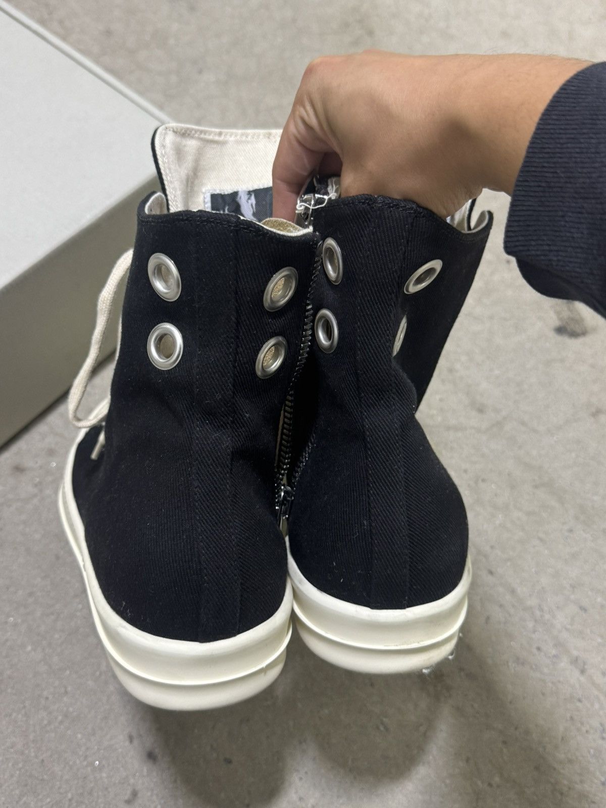 Rick Owens Rick Owens Ramones Eyelet Size US 12.5 / EU 45-46 - 11 Thumbnail
