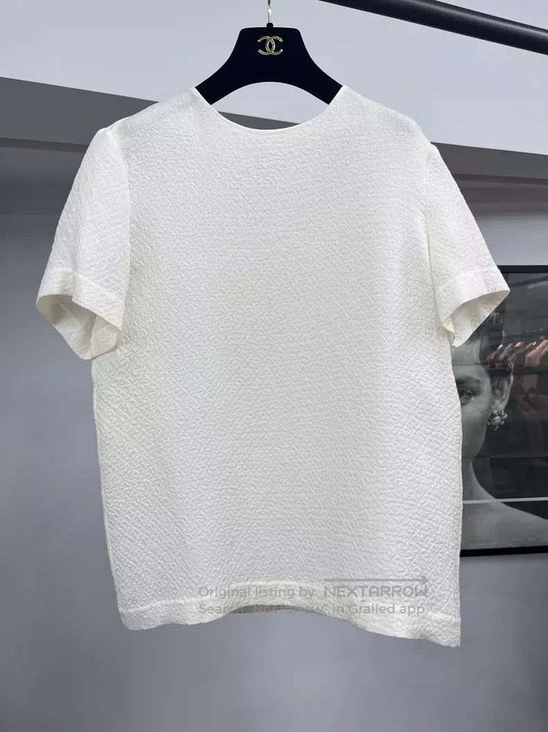 Chanel Chanel Handmade workshop white silk short sleeves Size XS / US 0-2 / IT 36-38 - 1 Thumbnail