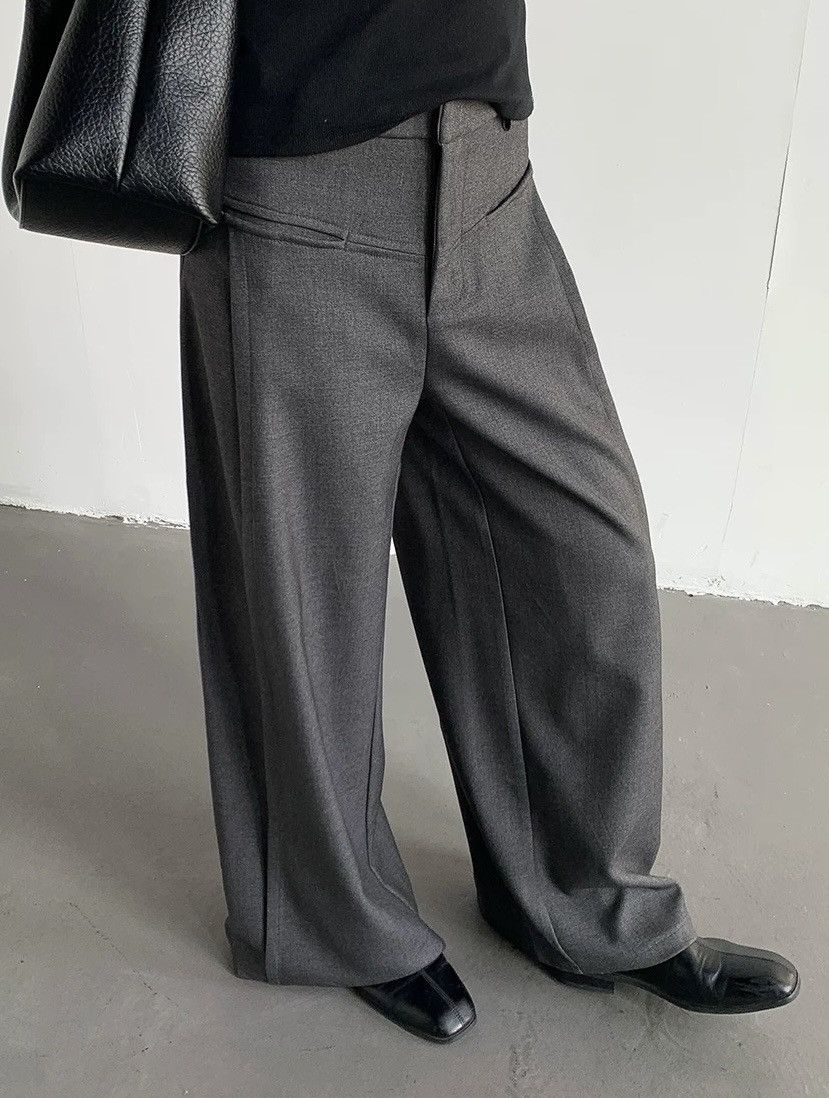 Japanese Brand × Vintage Cleanfit retro casual wide-leg pleated pants Size US 28 / EU 44 - 1 Thumbnail