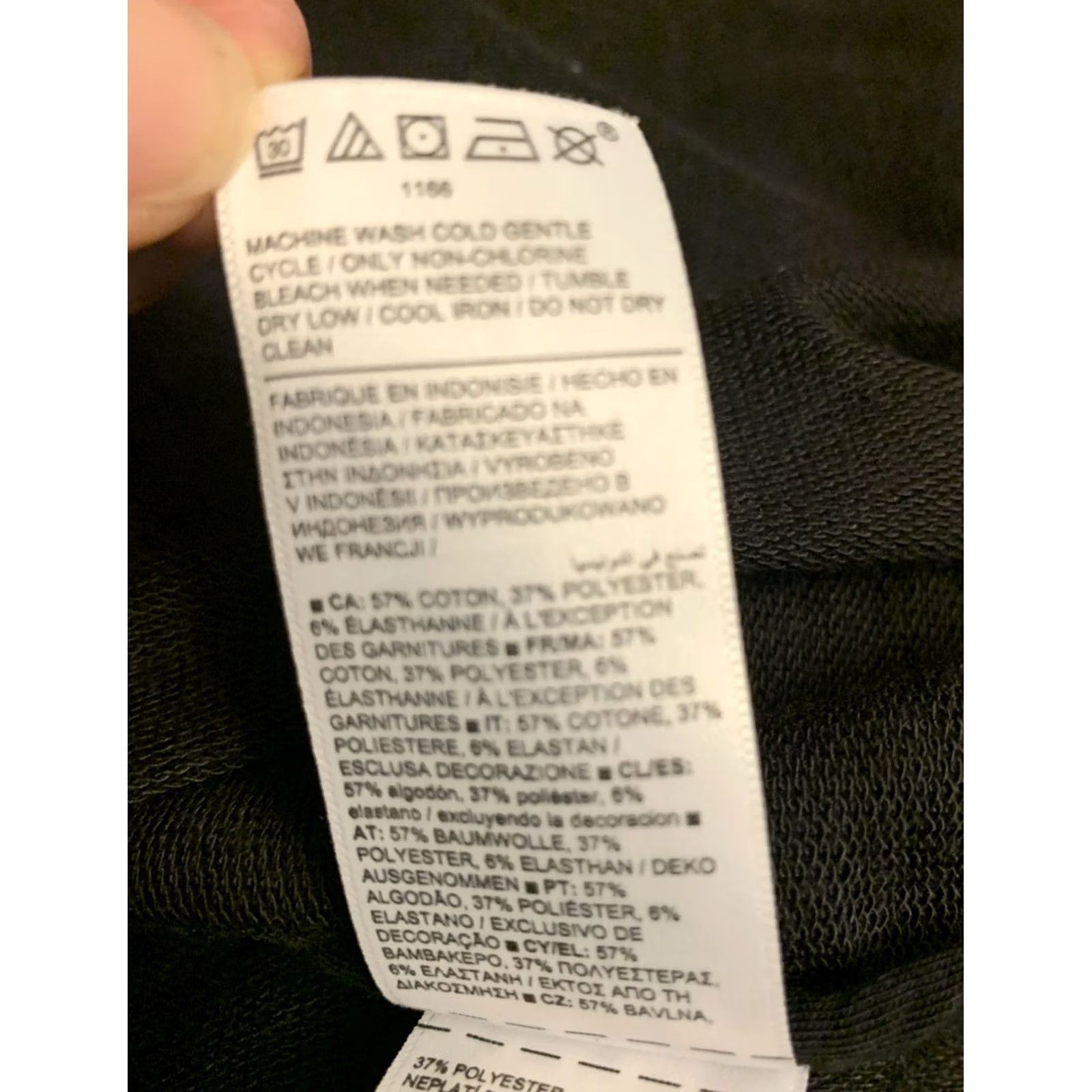 Athleta Athleta Shirt Ladies L Black Wrap L/S Top with ties stretch 1798 Size L / US 10 / IT 46 - 6 Thumbnail